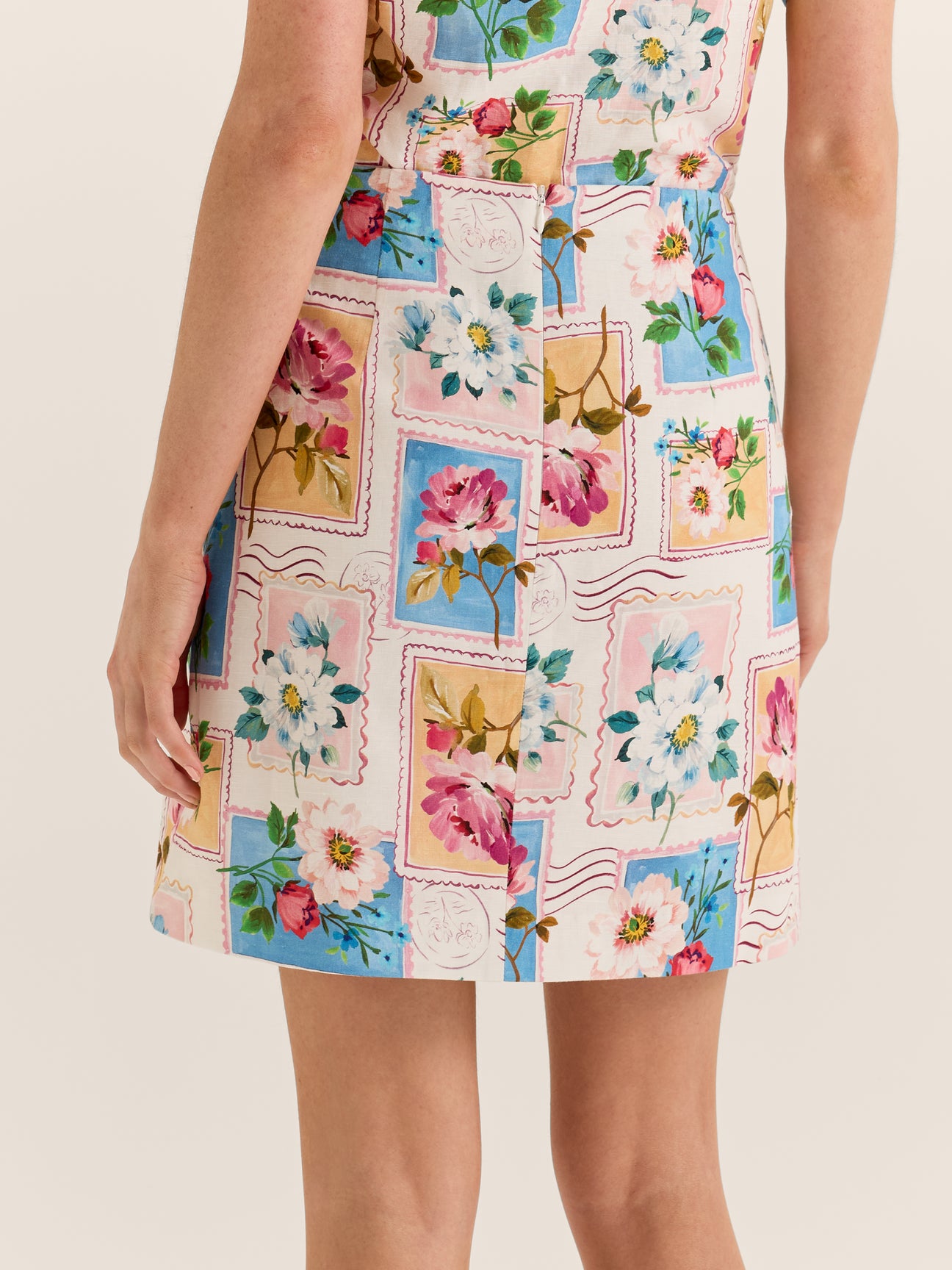 Postcards Mini Skirt