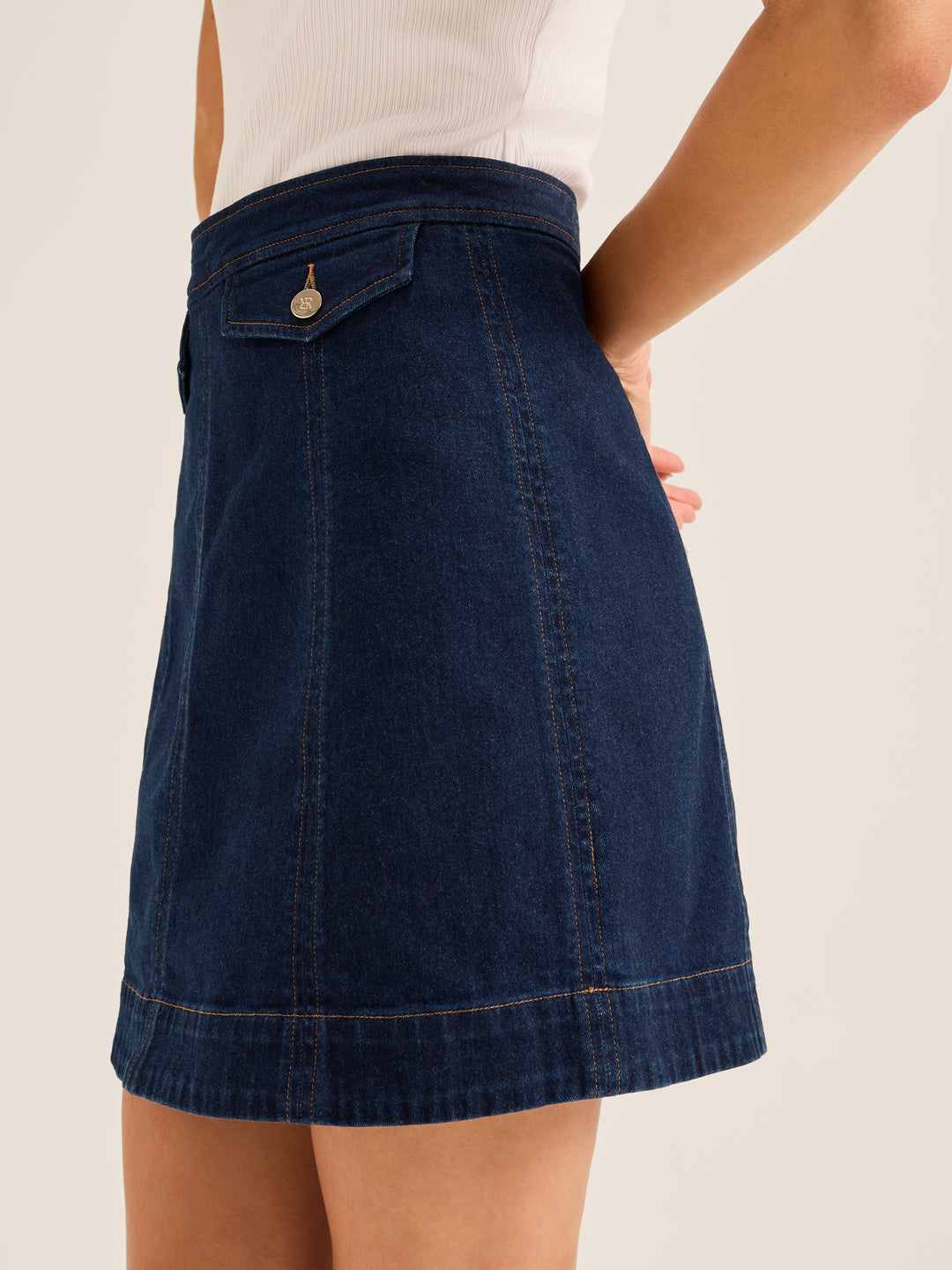 Isla Denim Mini Skirt
