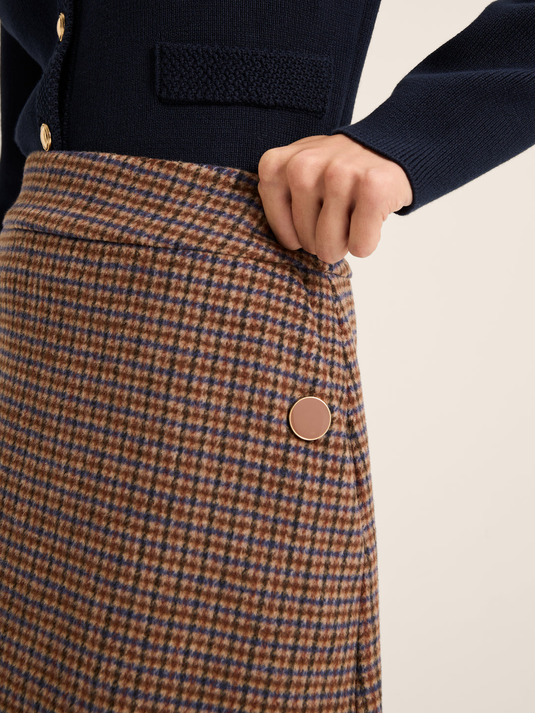 Bergman Check Skirt