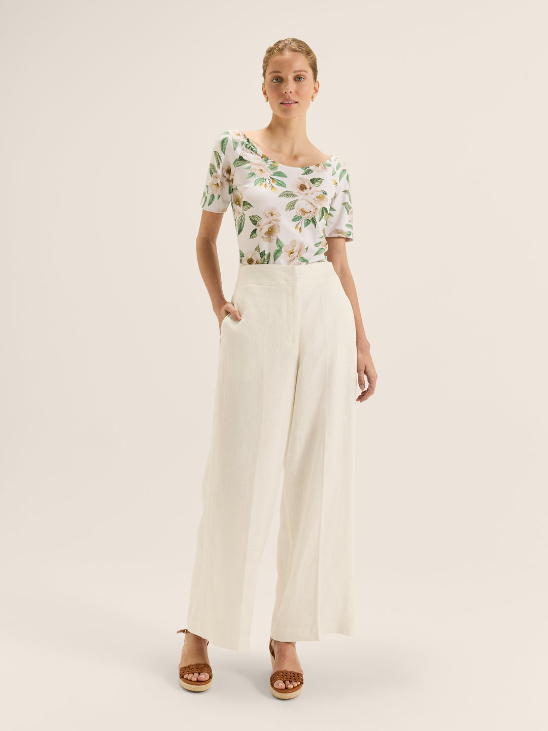 Peony Ponte Top