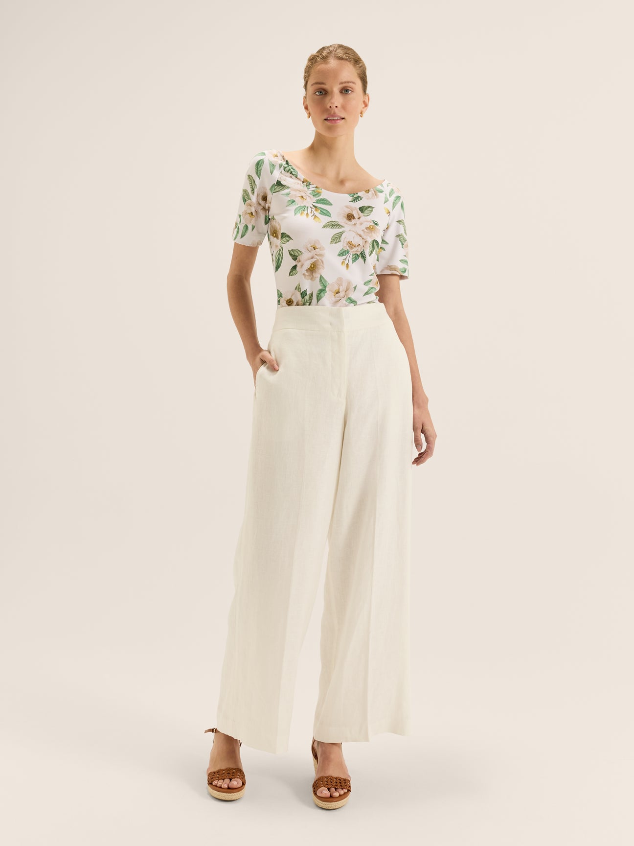 Peony Ponte Top