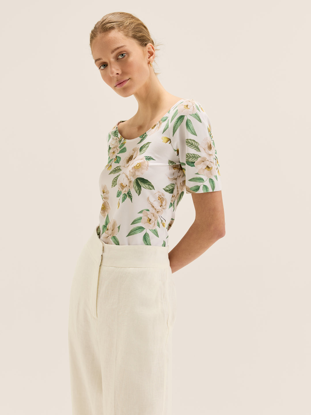 Peony Ponte Top