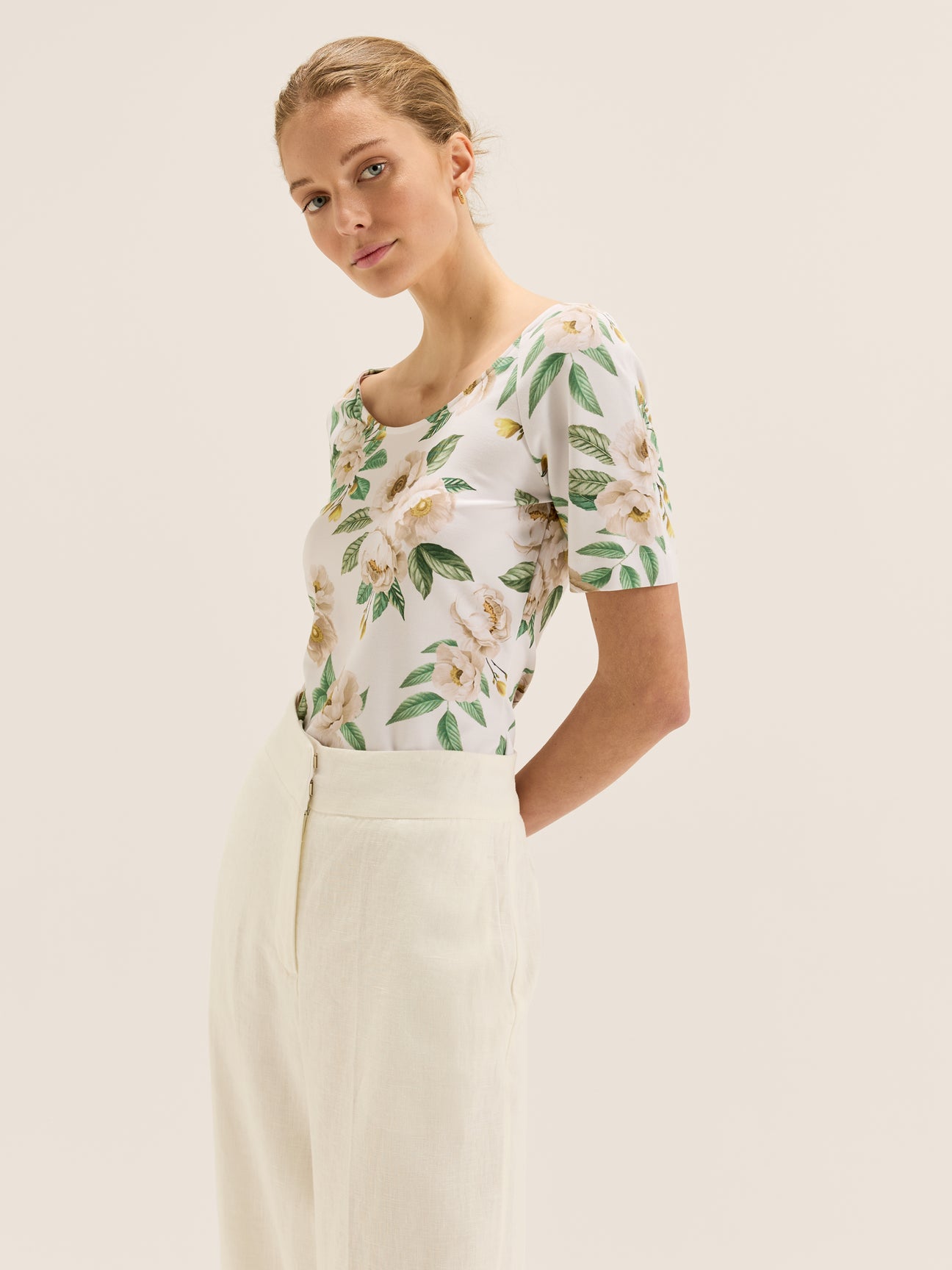 Peony Ponte Top