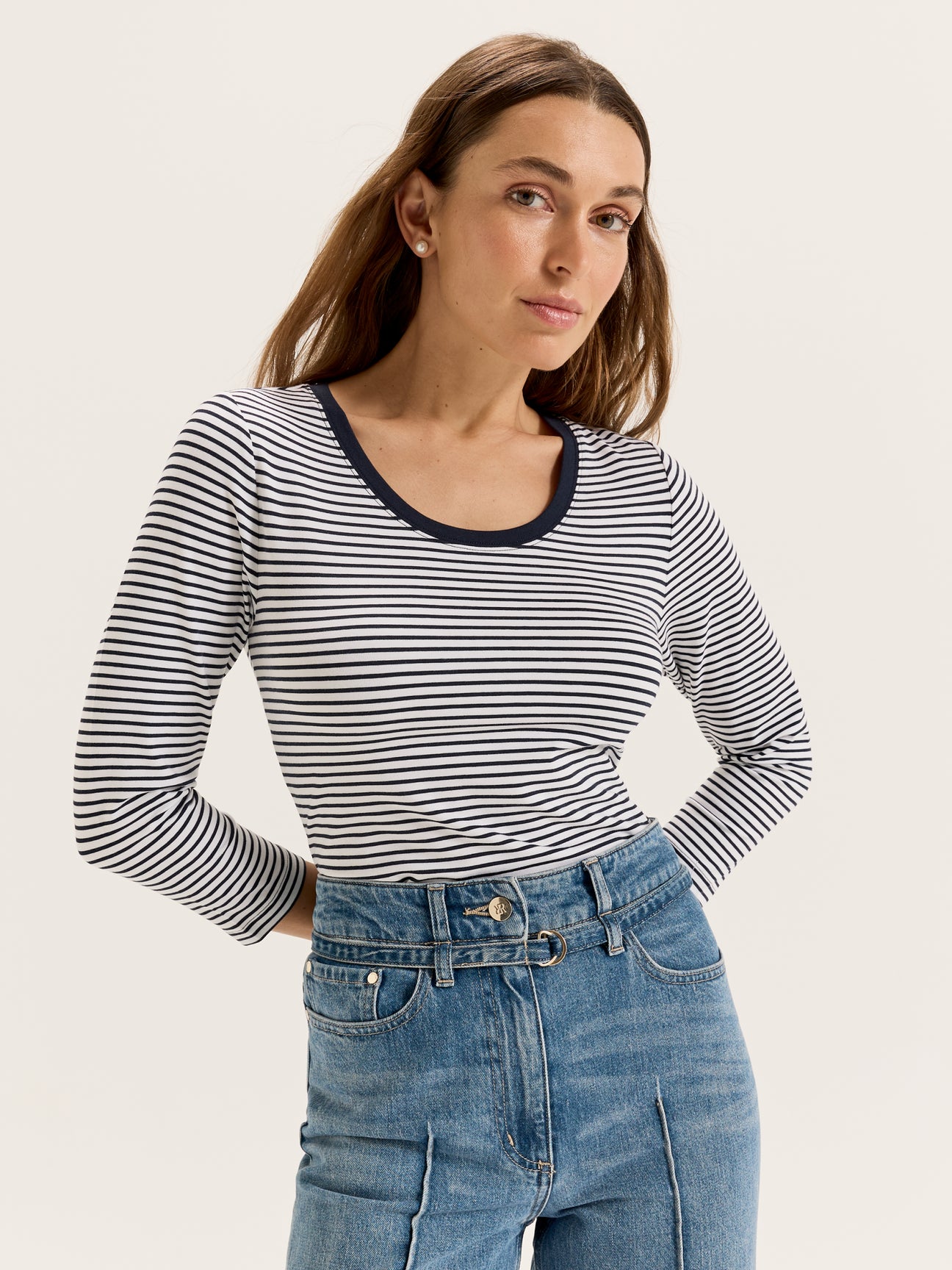 Maisey Stripe Top