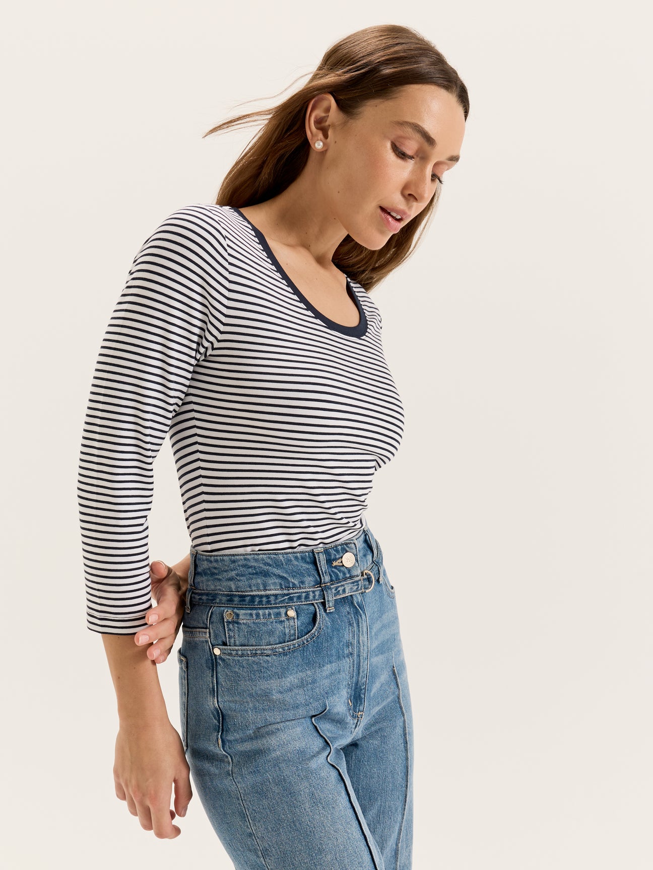 Maisey Stripe Top