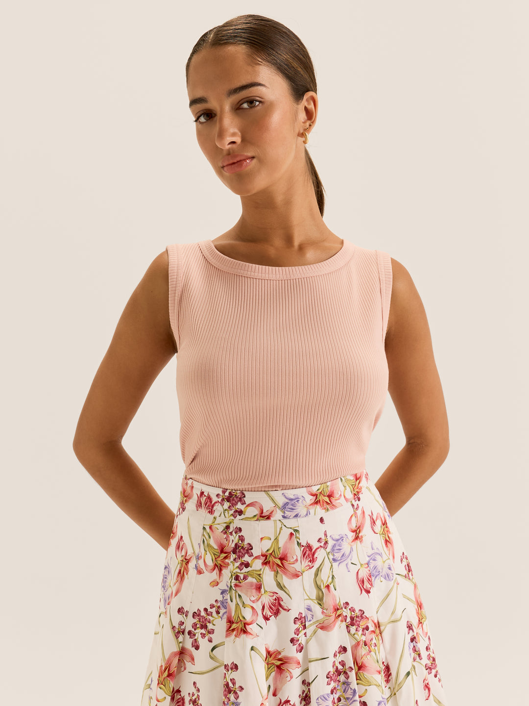 Olivia Ribbed Top
