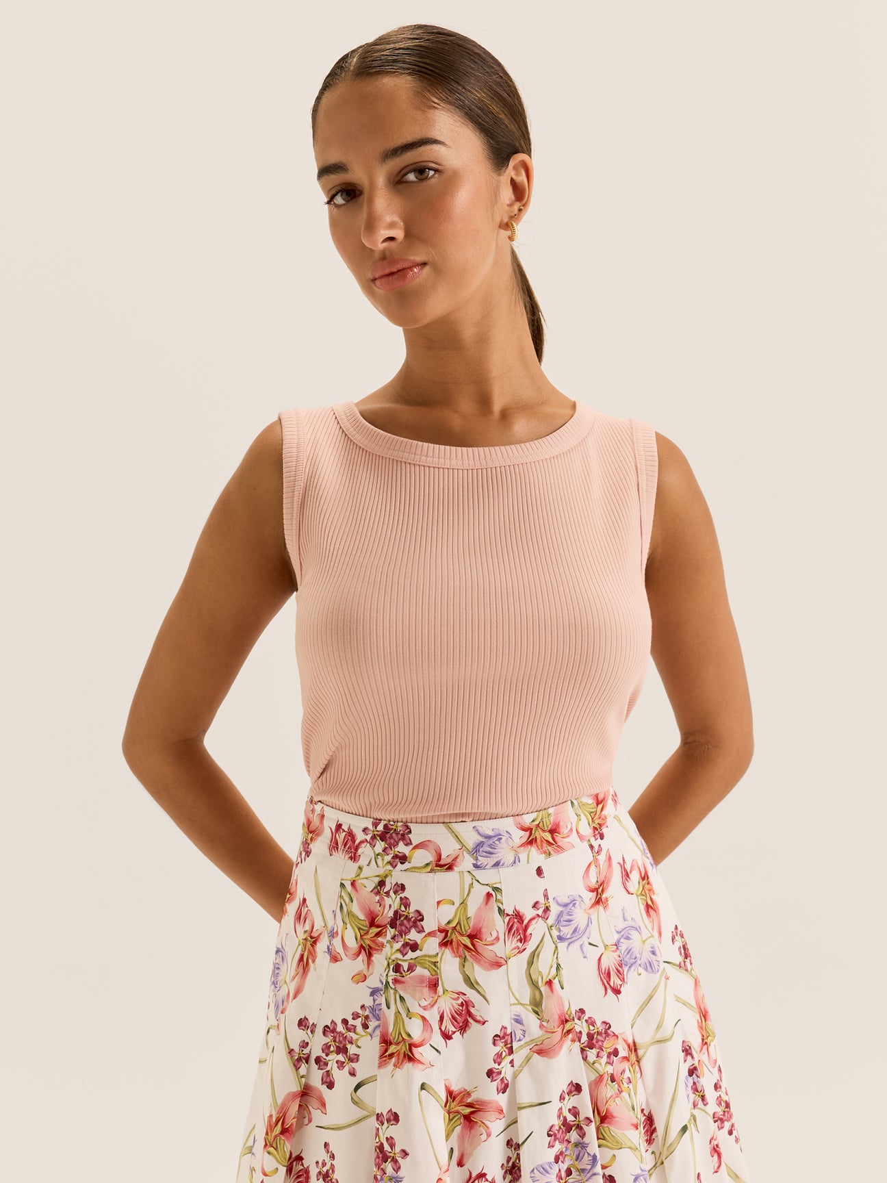 Olivia Ribbed Top