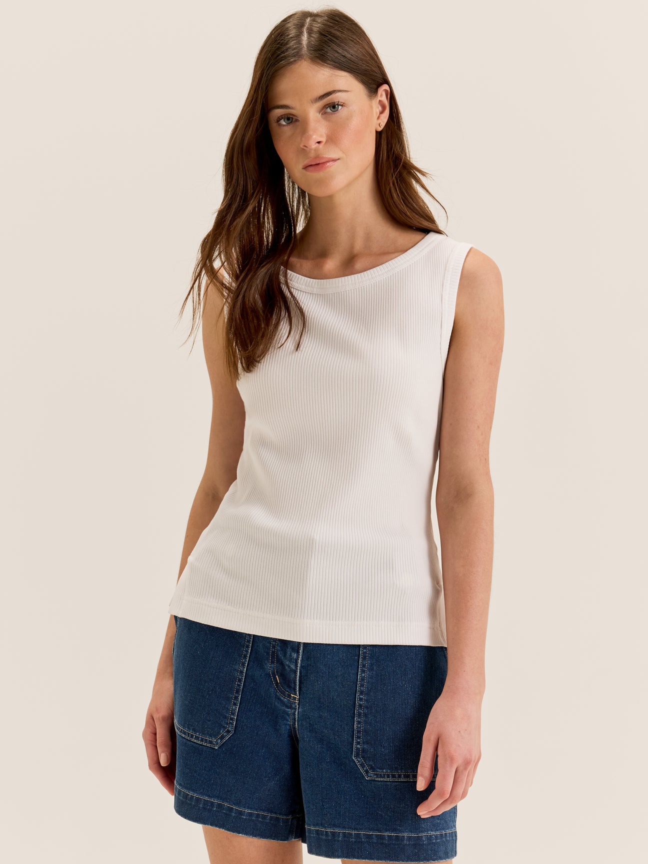 Olivia Ribbed Top
