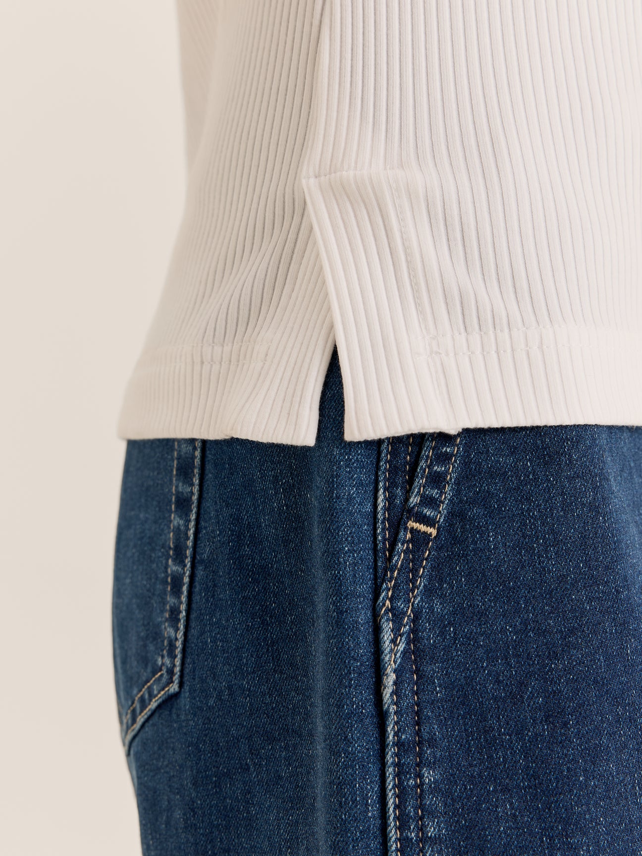 Olivia Ribbed Top