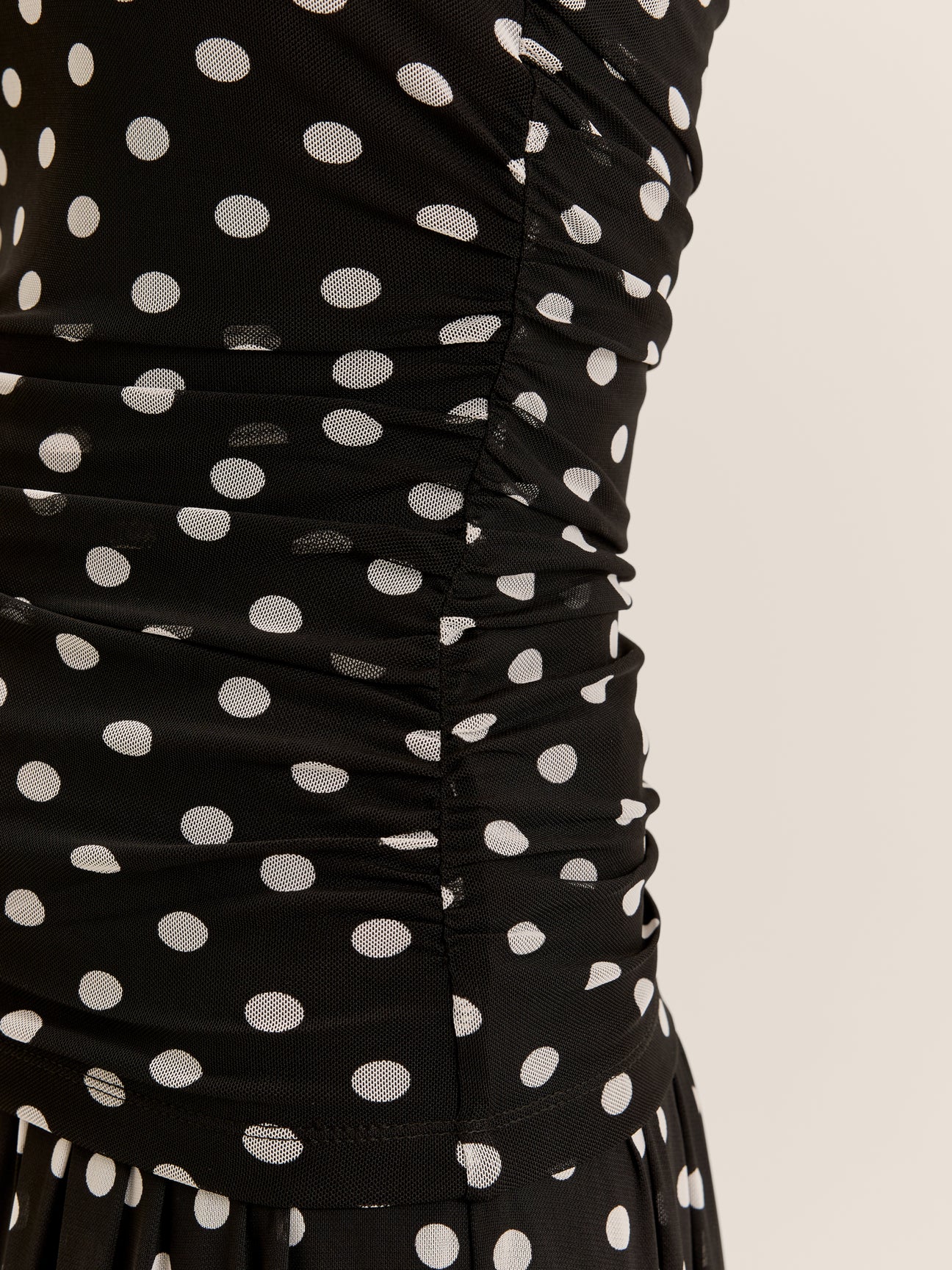 Ava Spot Mesh Top