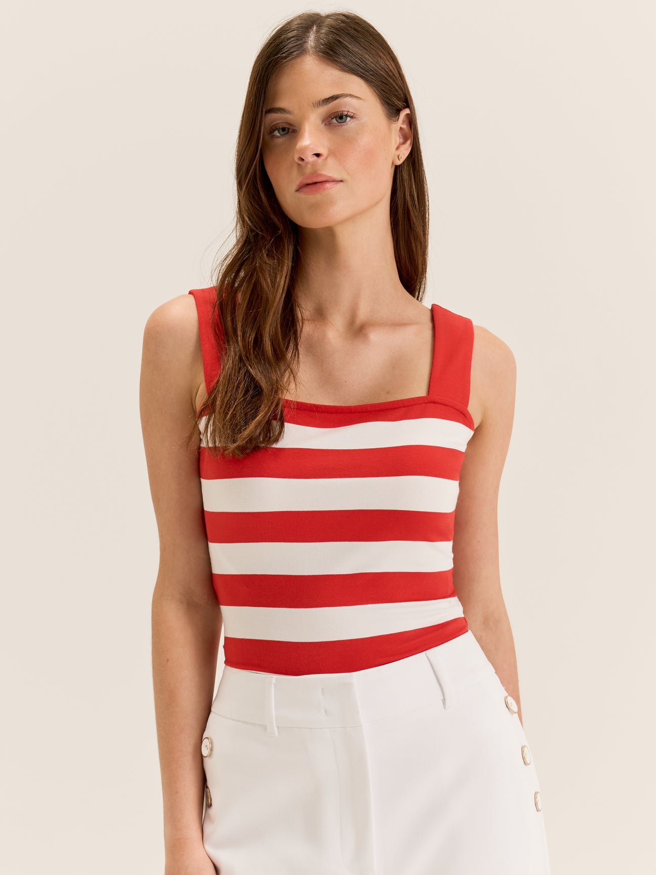 Carrie Stripe Tank
