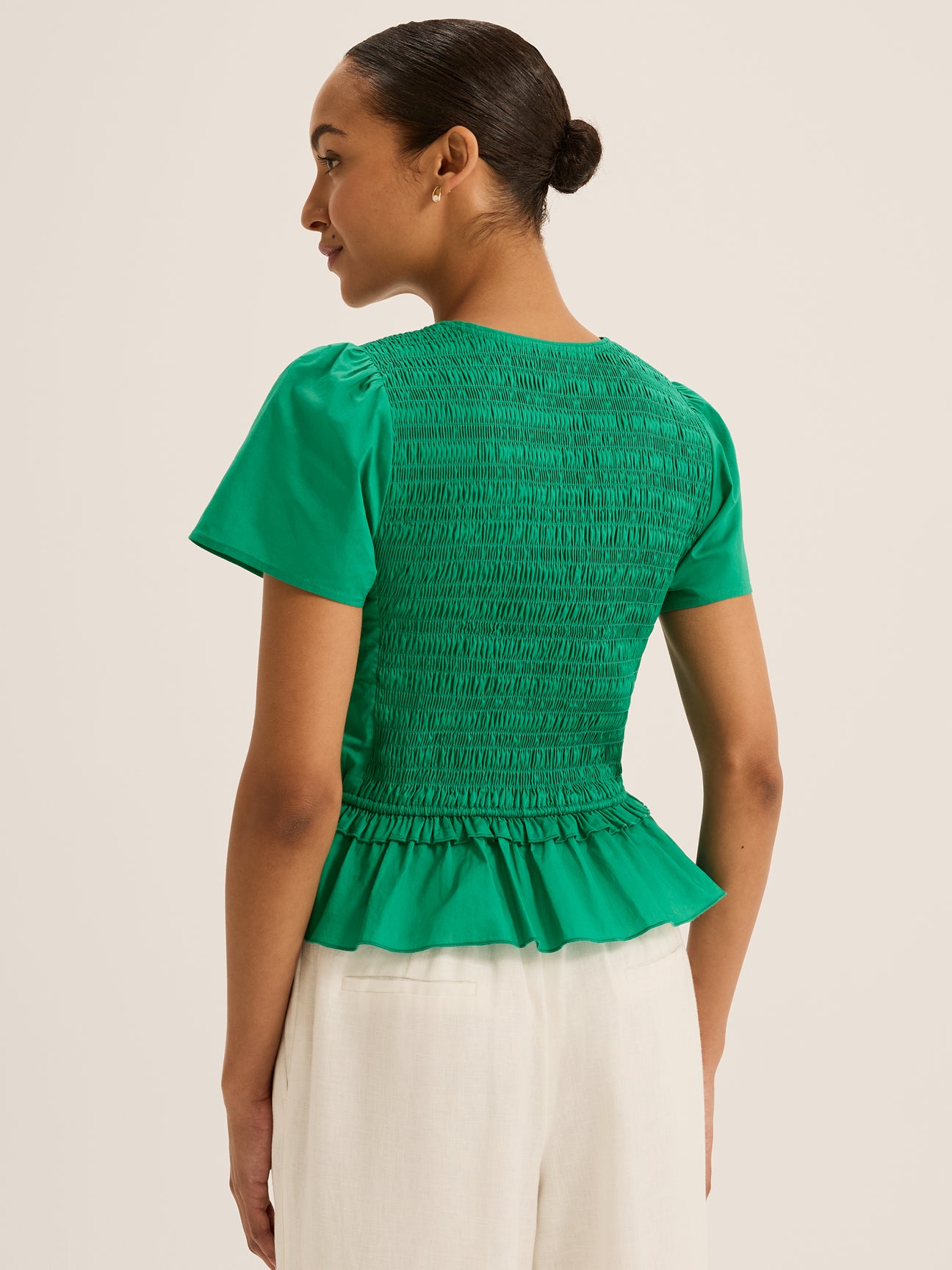 Lillie Peplum Top