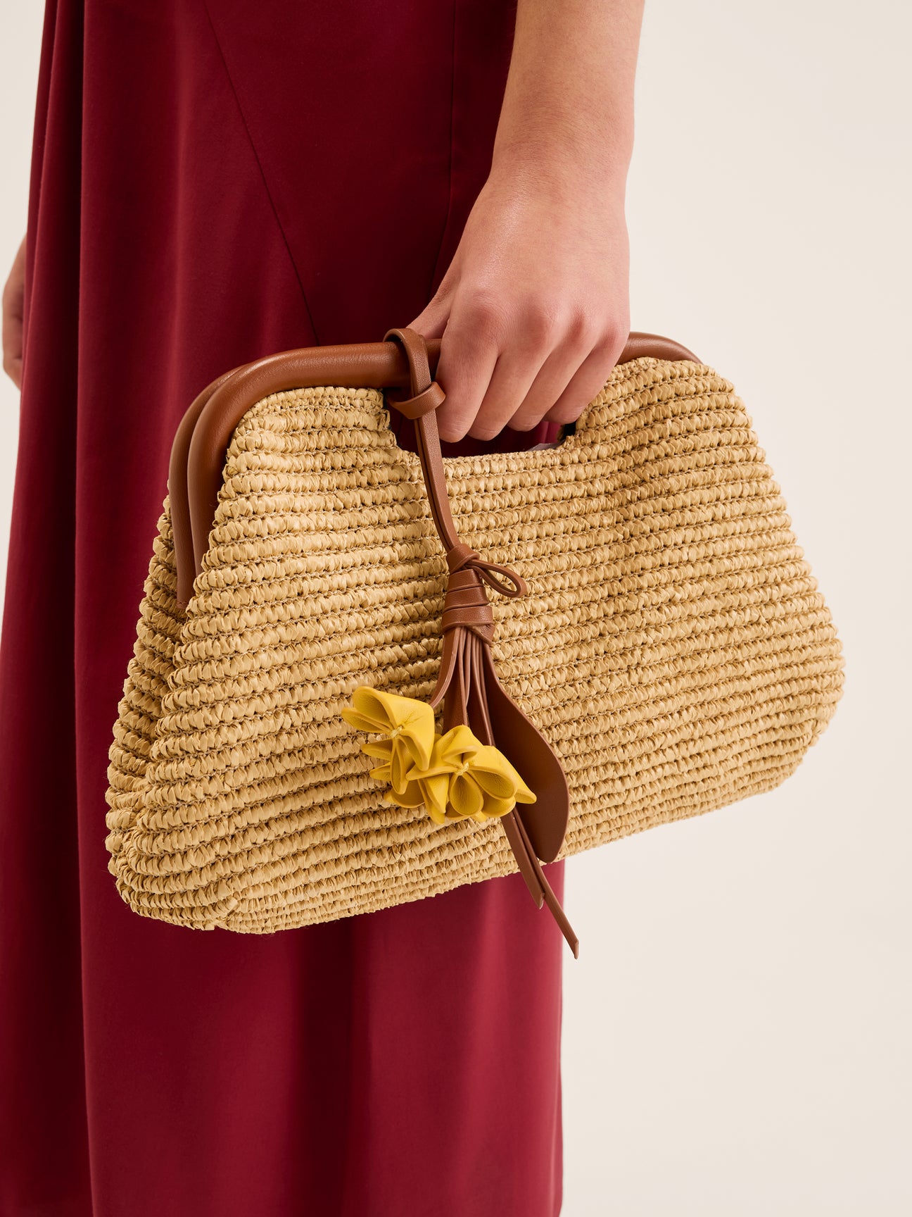 Frangipani Bag Charm