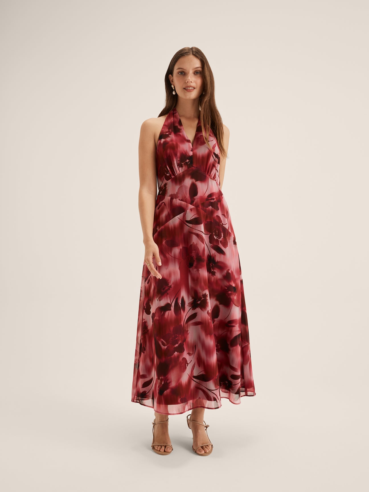 Petaline Halter Dress