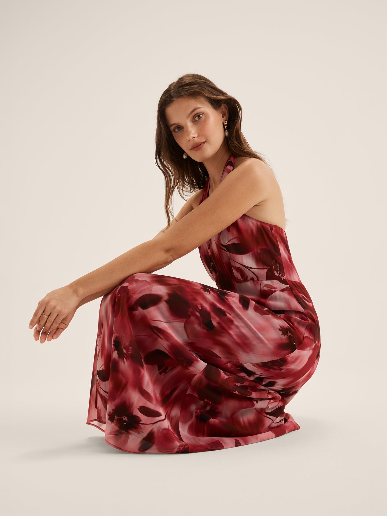 Petaline Halter Dress