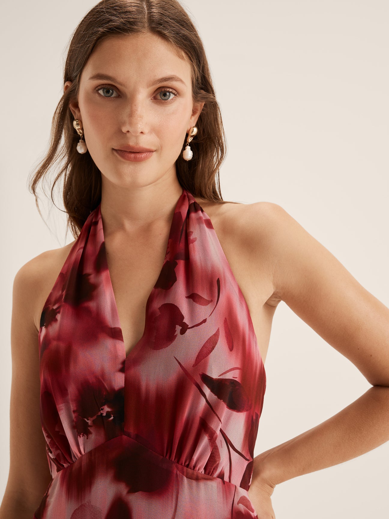 Petaline Halter Dress