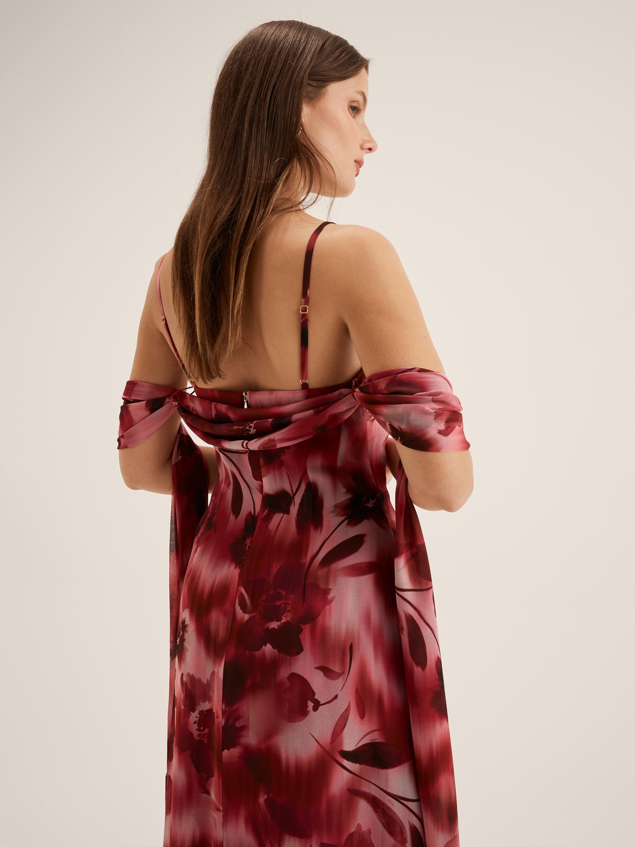 Petaline Cowl Neck Dress
