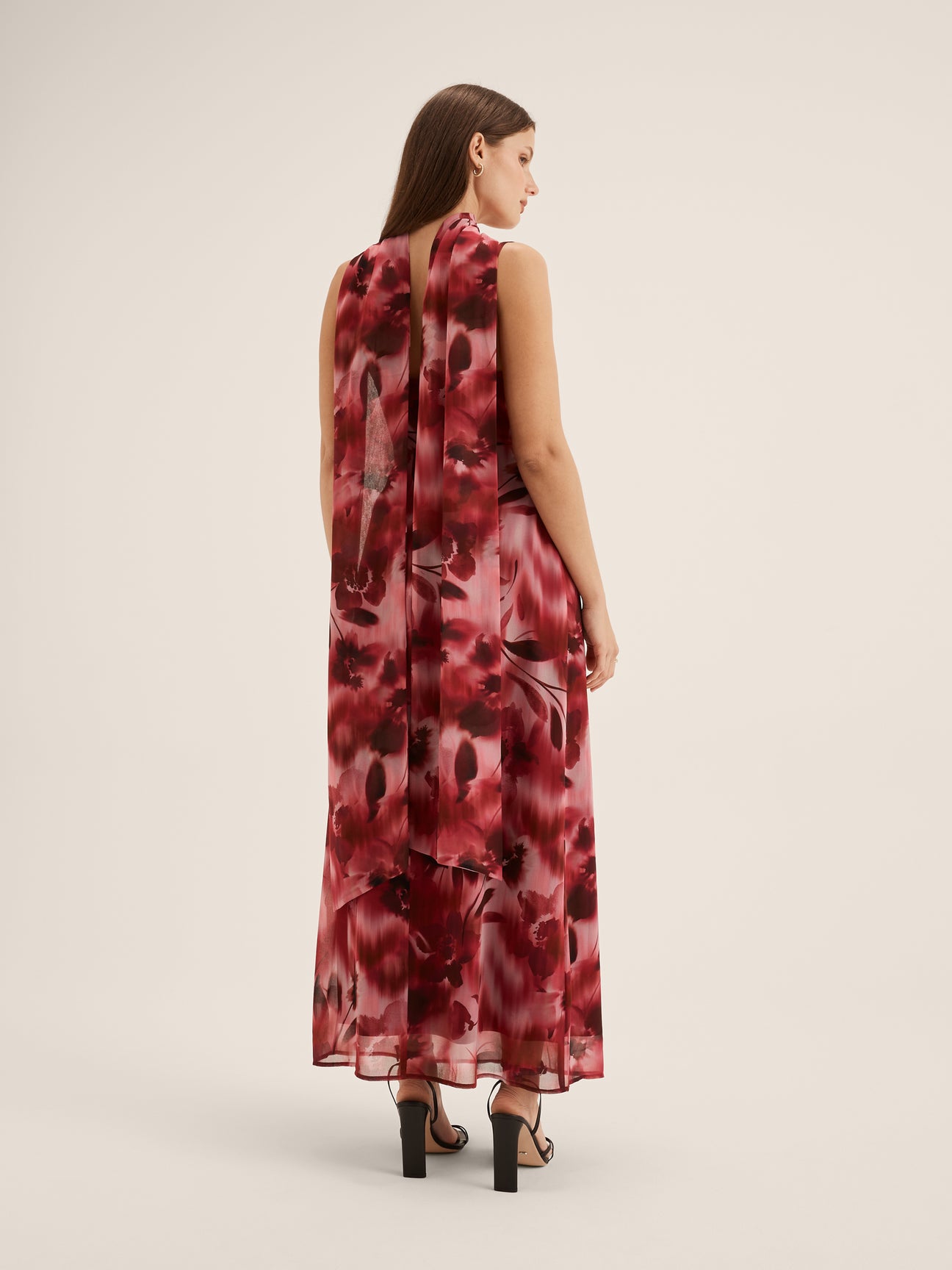 Petaline Cowl Neck Dress