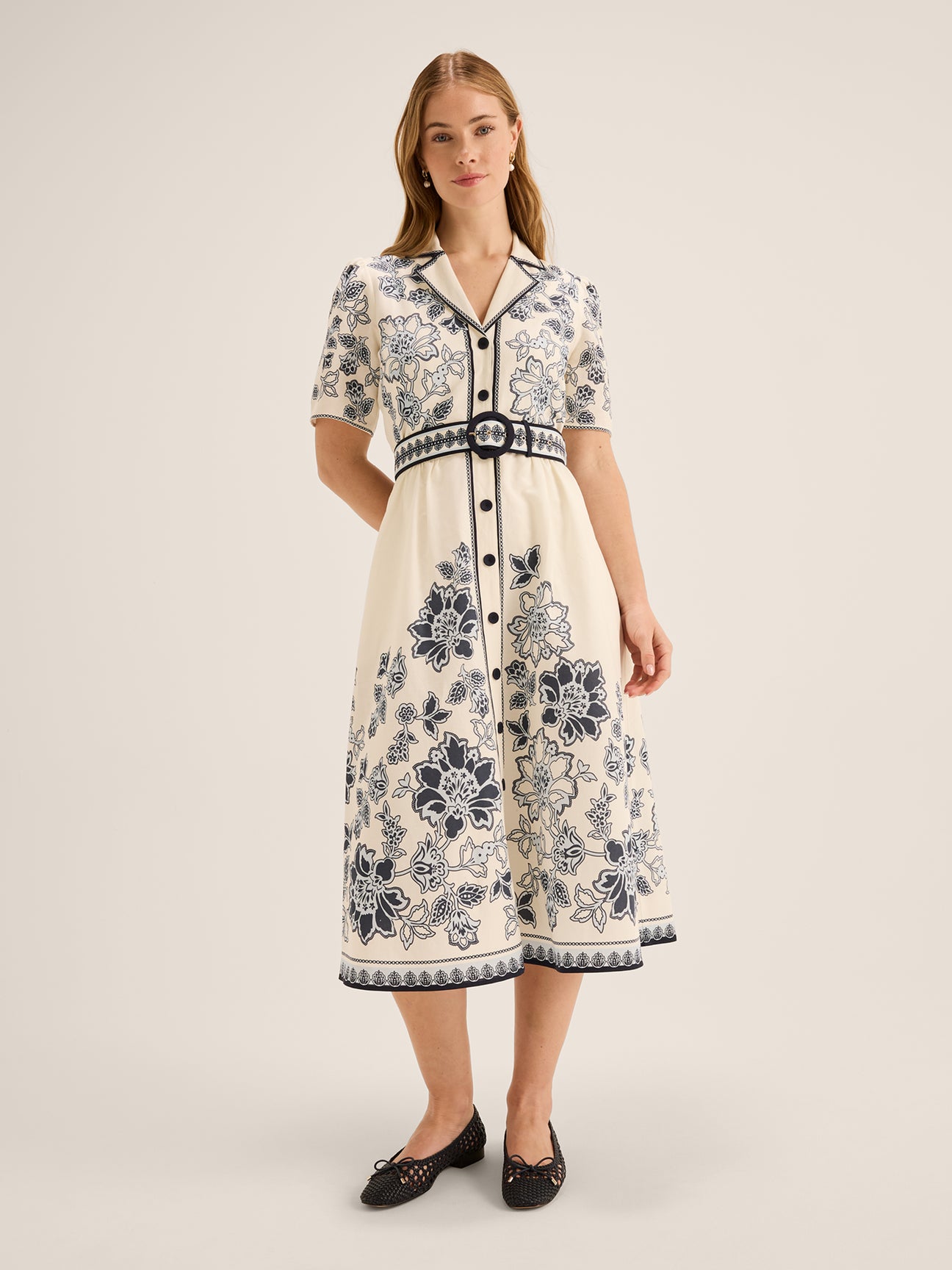 Hazel Border Dress