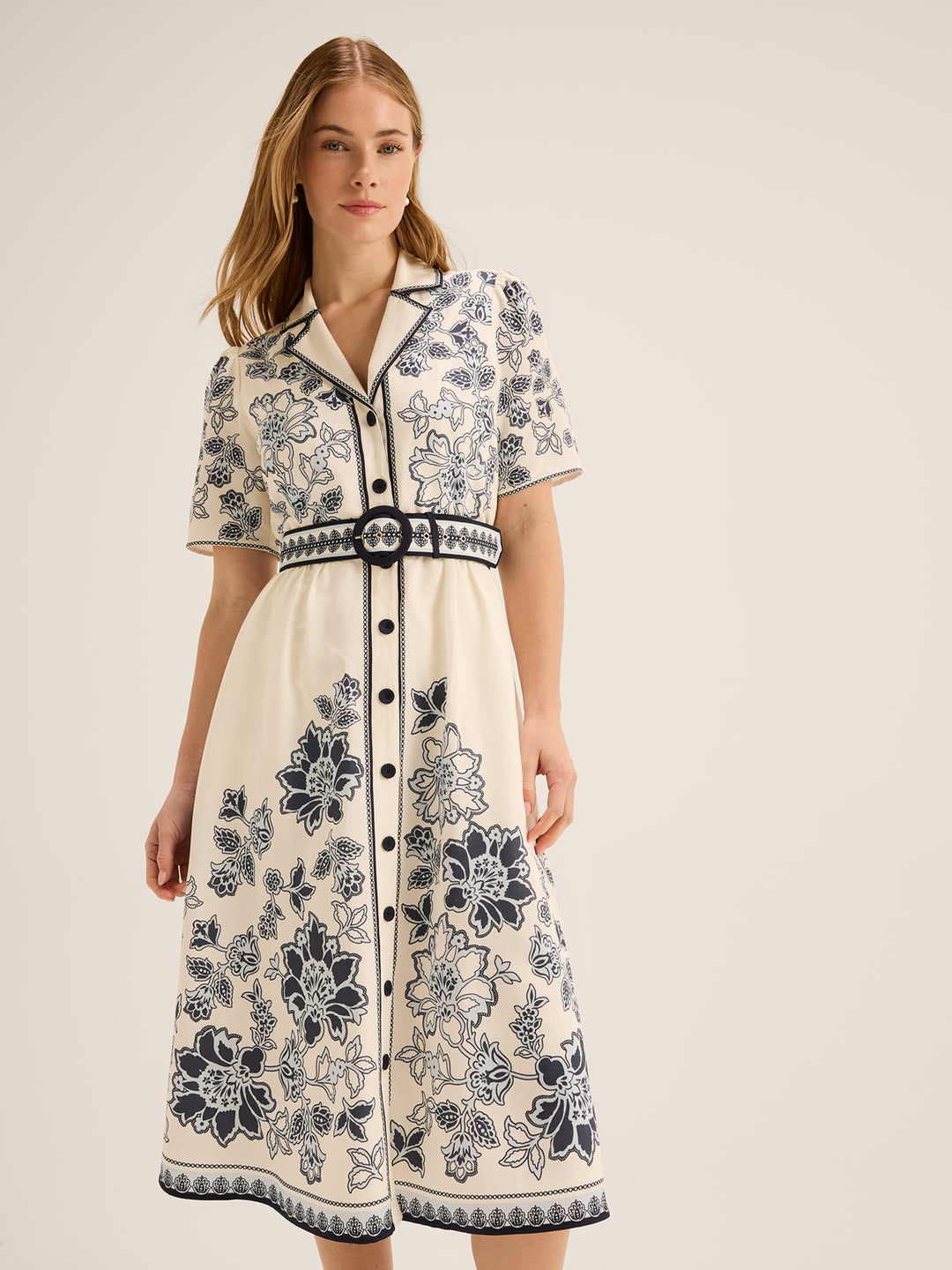 Hazel Border Dress