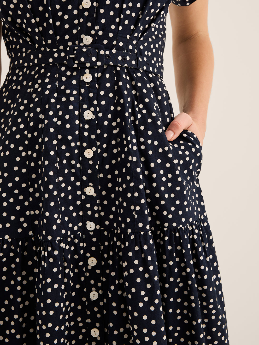Ditzy Dot Shirtdress