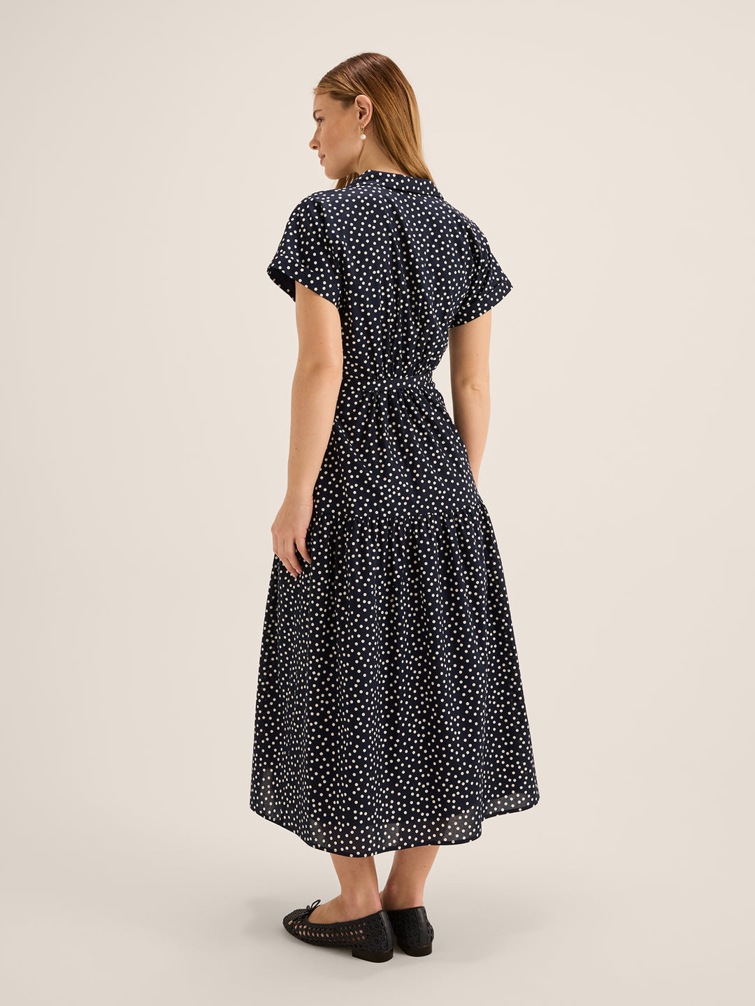Ditzy Dot Shirtdress