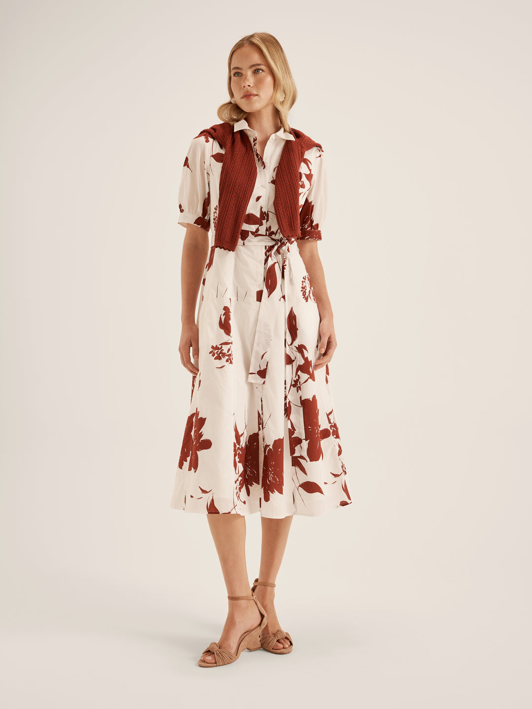 Vespa Cotton Shirt Dress