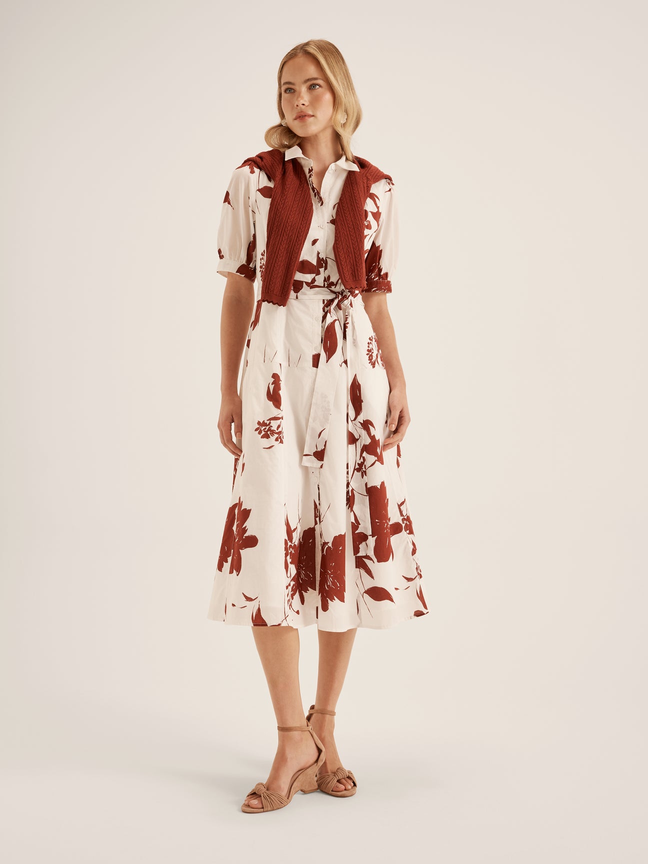 Vespa Cotton Shirt Dress