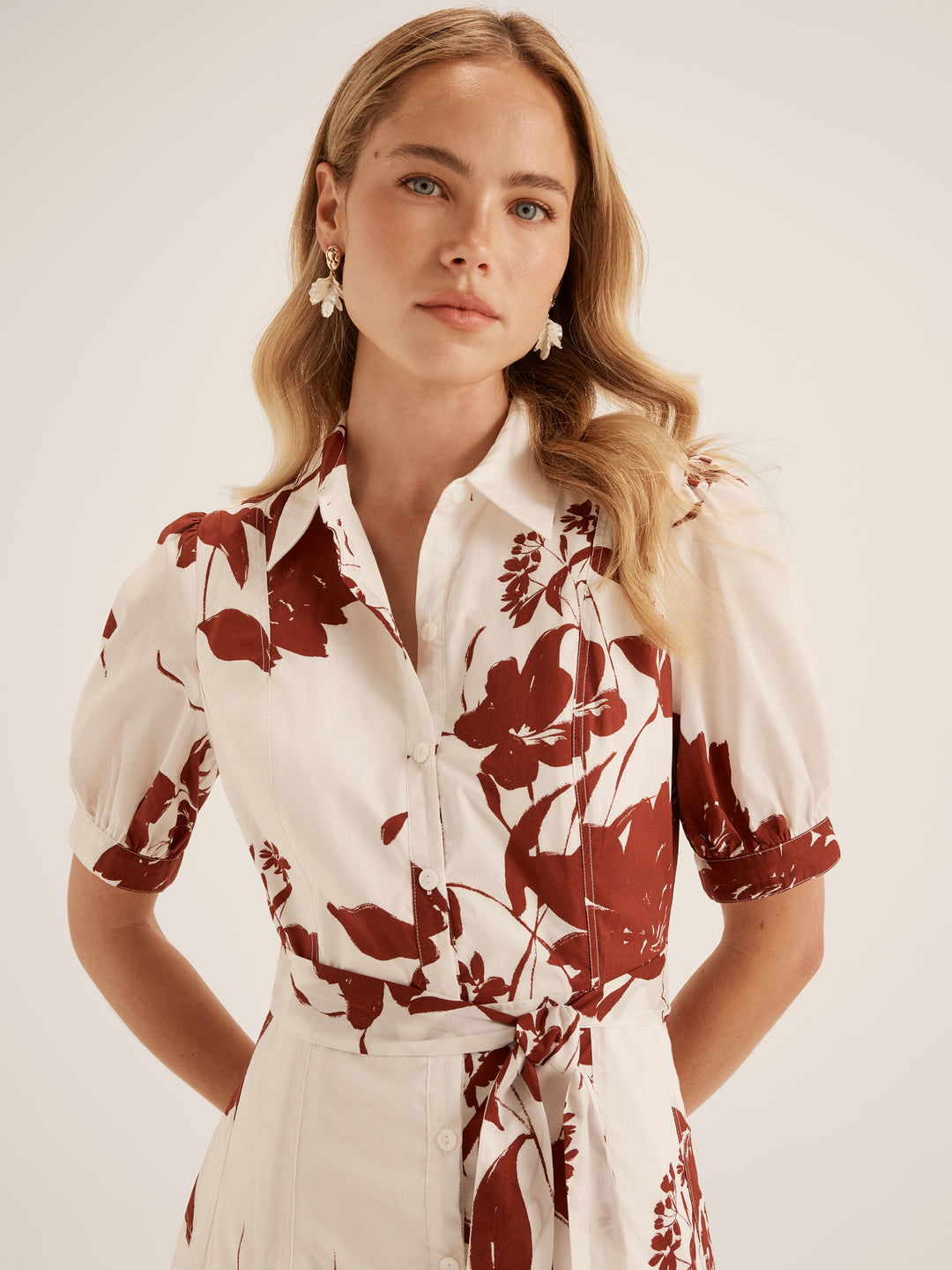 Vespa Cotton Shirt Dress