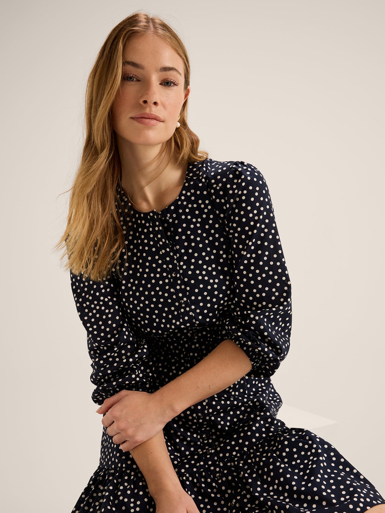 Ditzy Dot Mini Dress