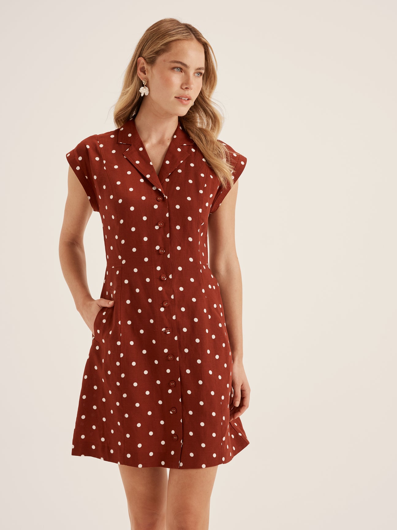 Sea Spot Mini Dress