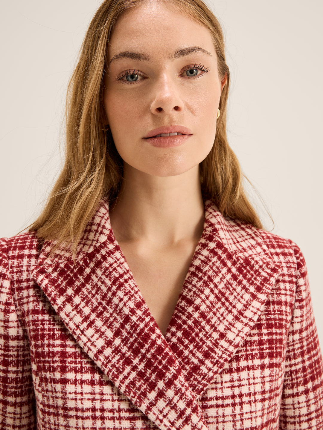 Mila Check Peacoat