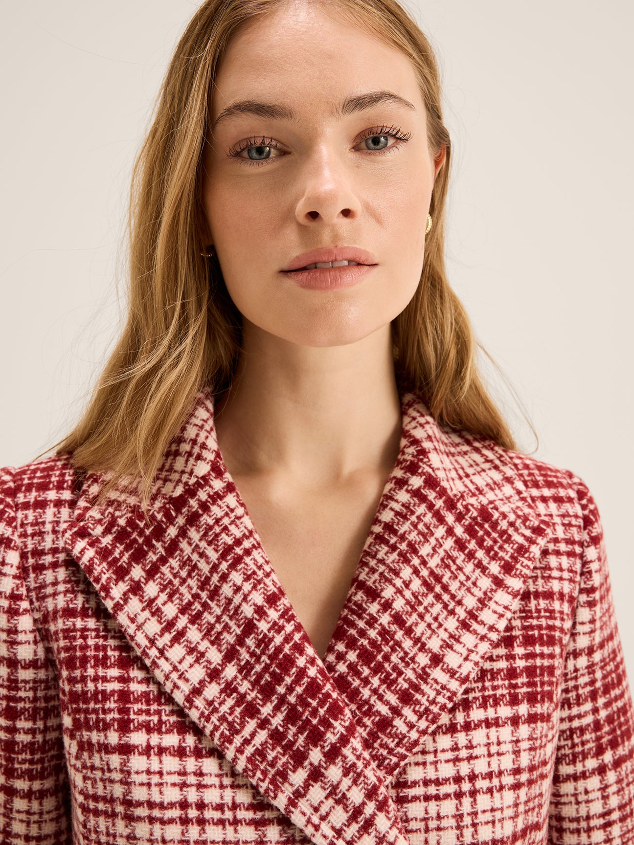 Mila Check Peacoat