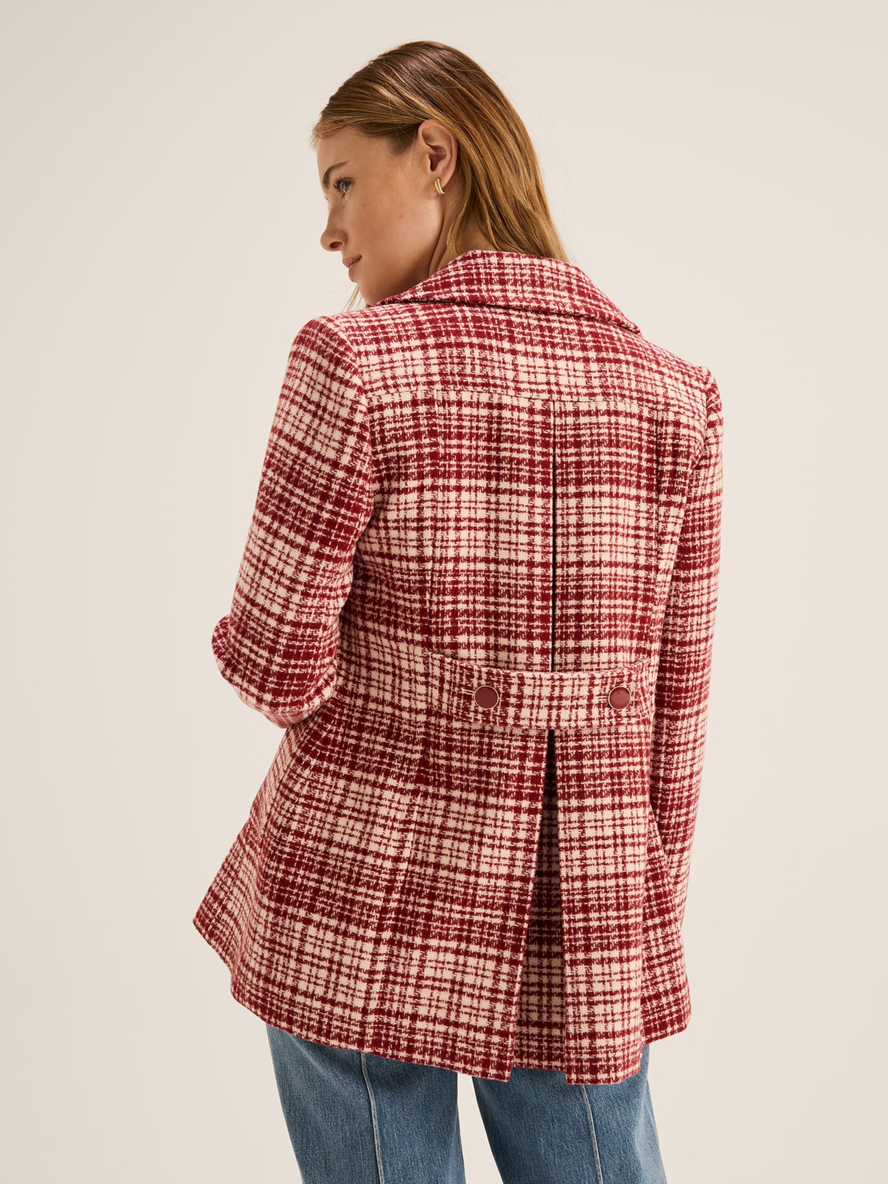 Mila Check Peacoat