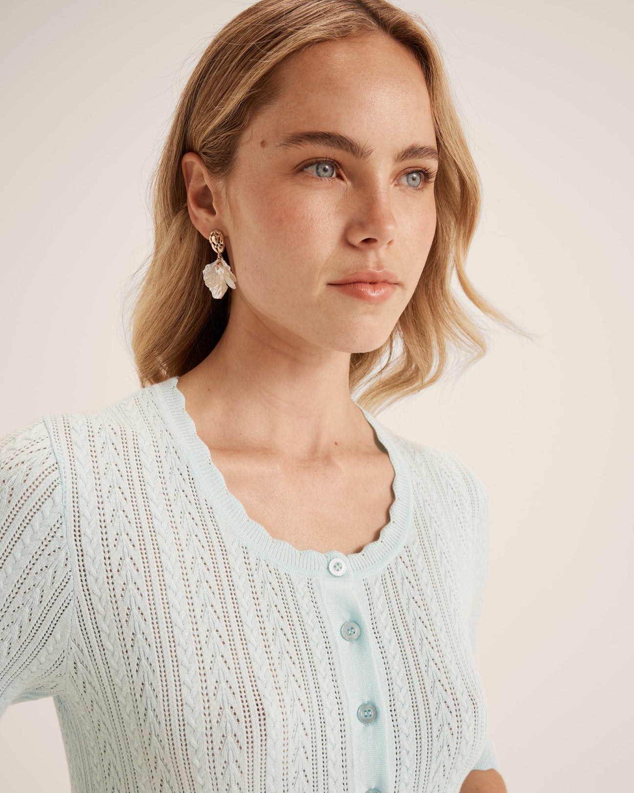 Hazel 3/4 Slv Cardi