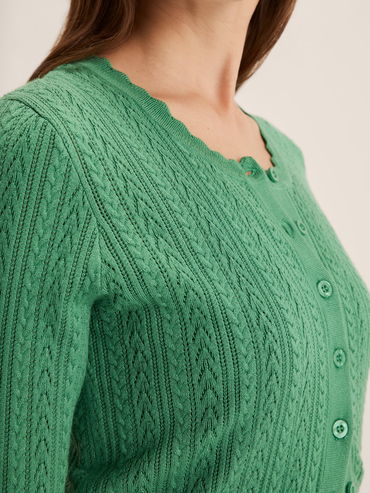 Hazel 3/4 Slv Cardigan