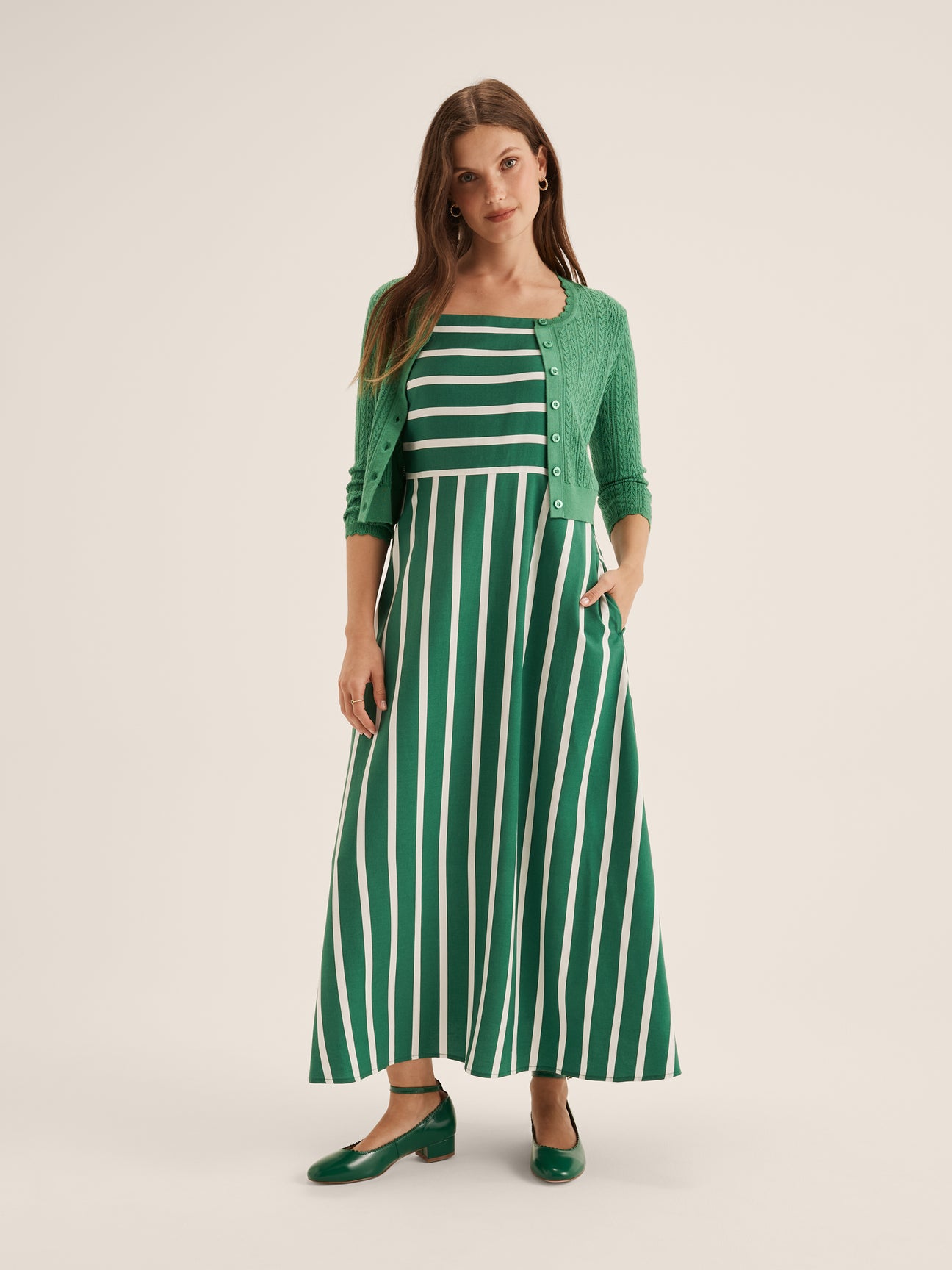 Hazel 3/4 Slv Cardigan