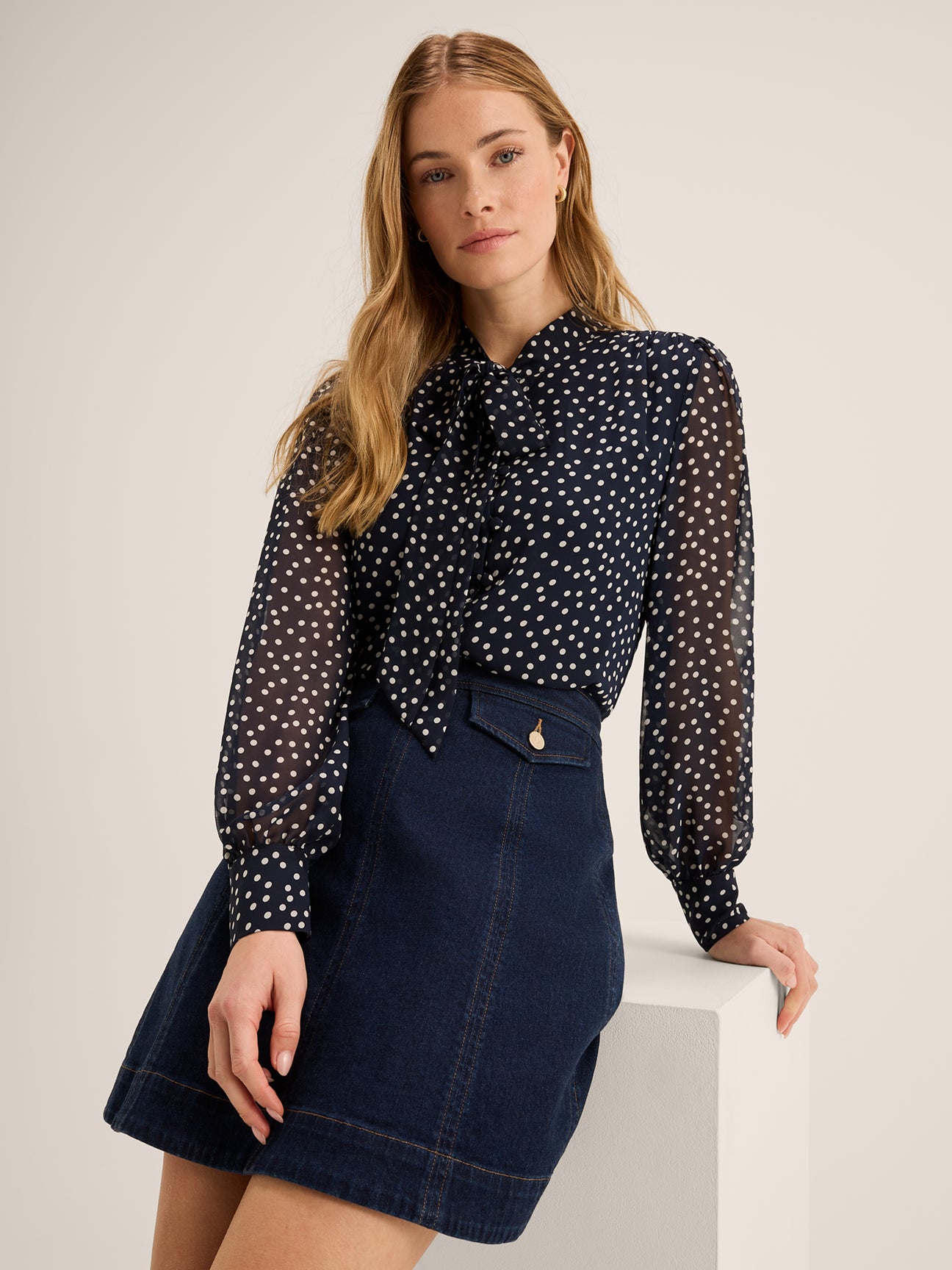 Ditzy Dot Blouse