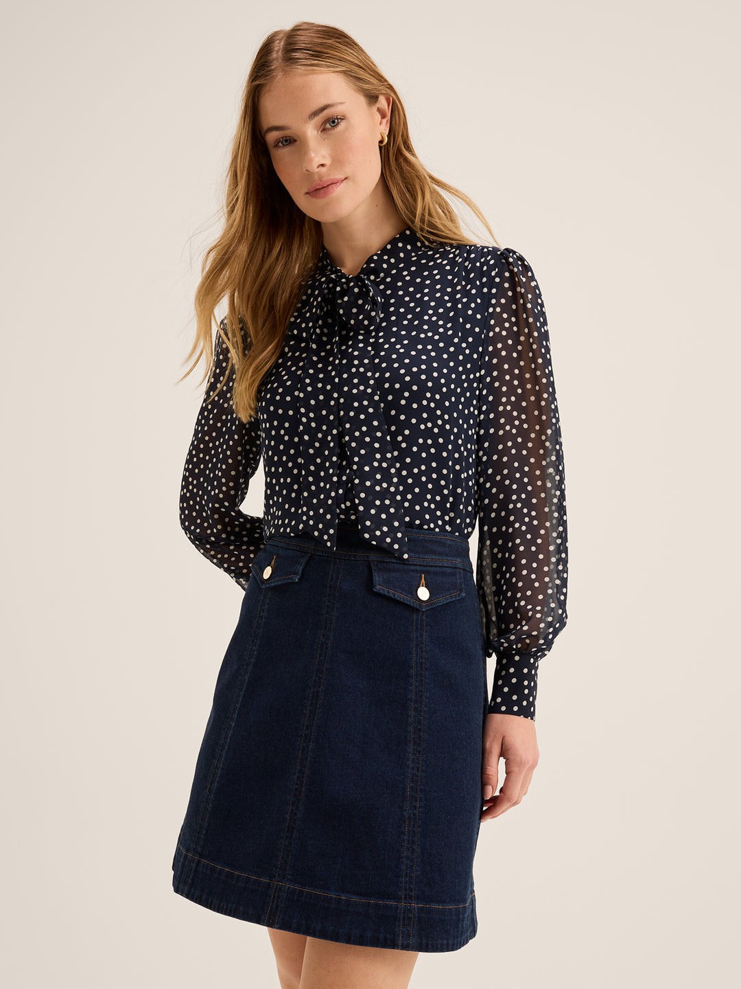 Ditzy Dot Blouse