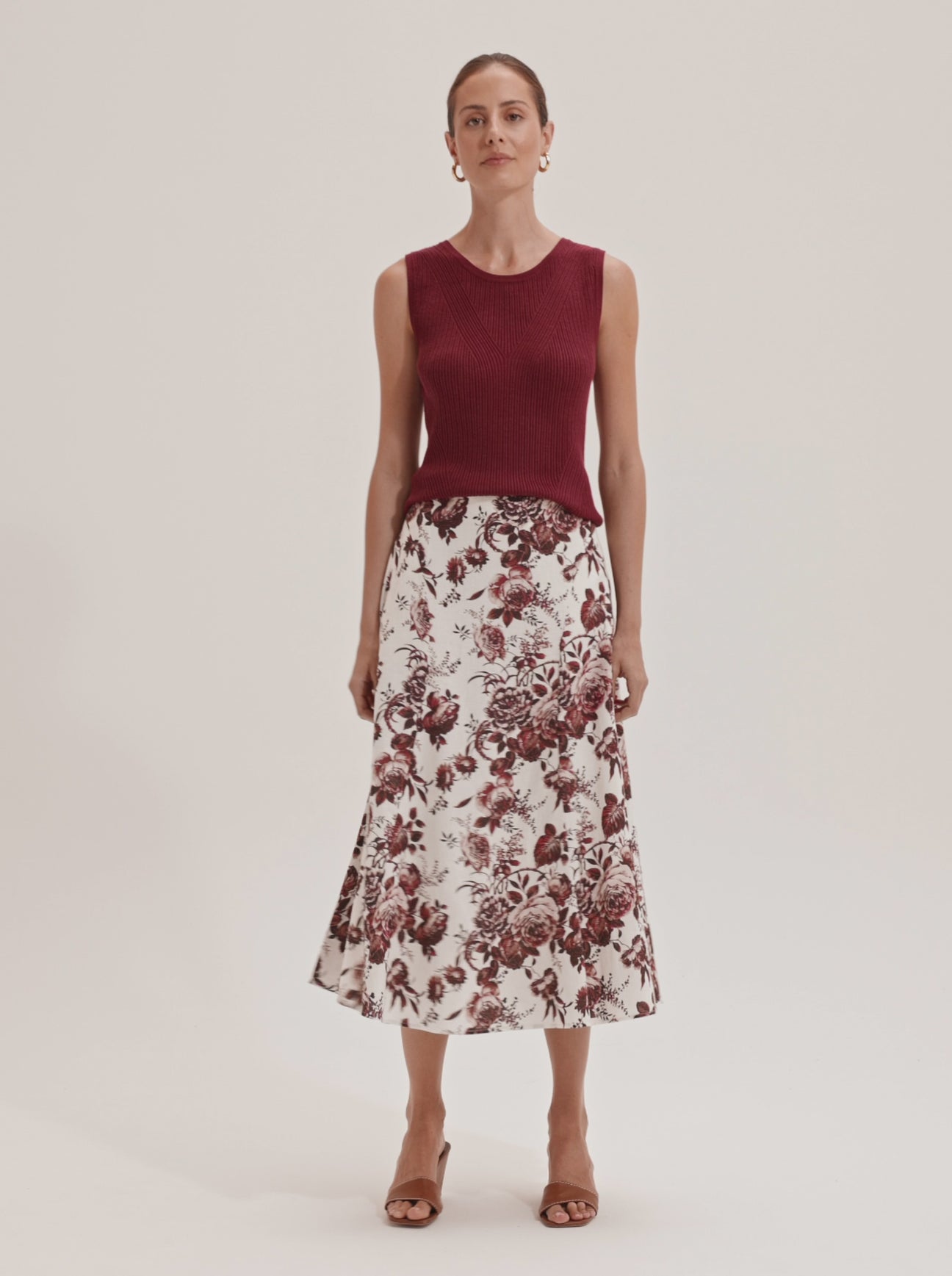 Sepia Bloom Skirt