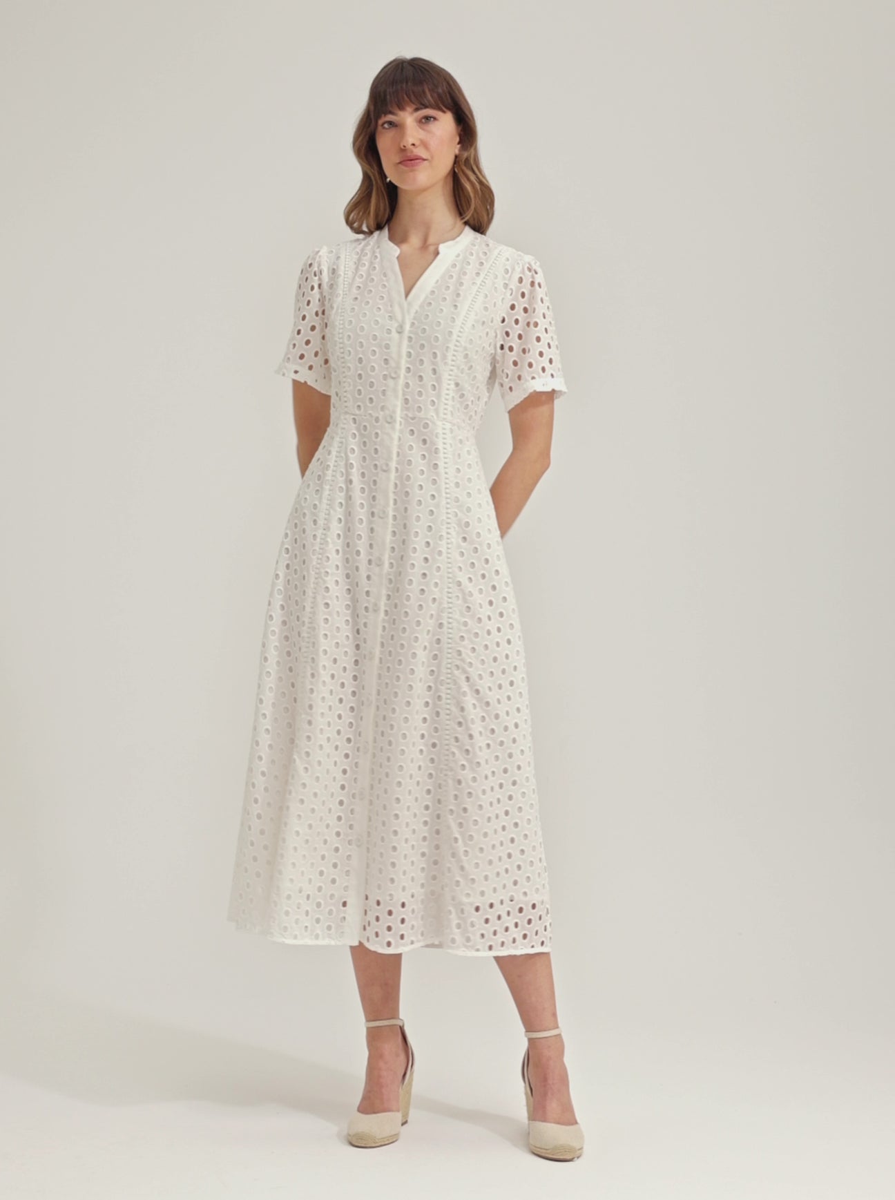 Solar Broderie Dress
