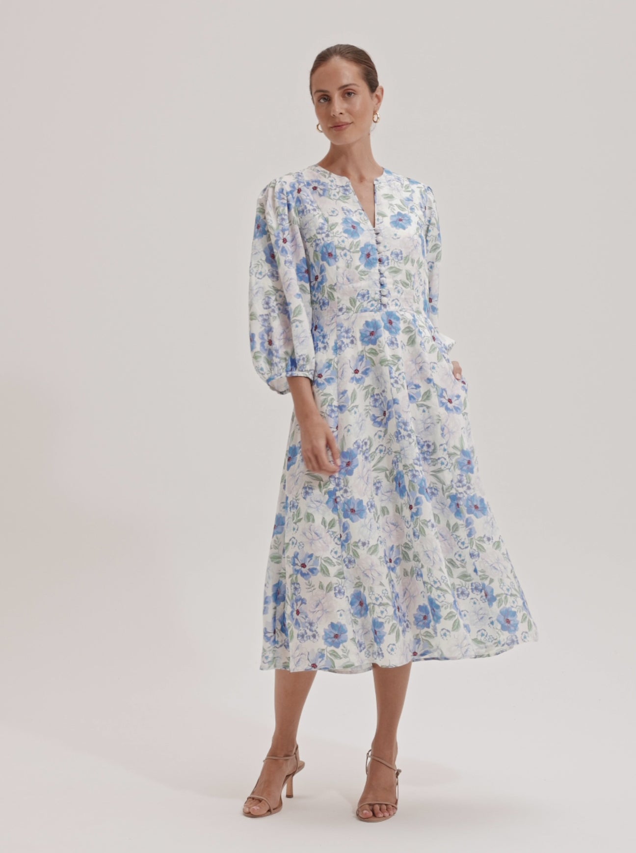 Chelsea Floral Midi Dress