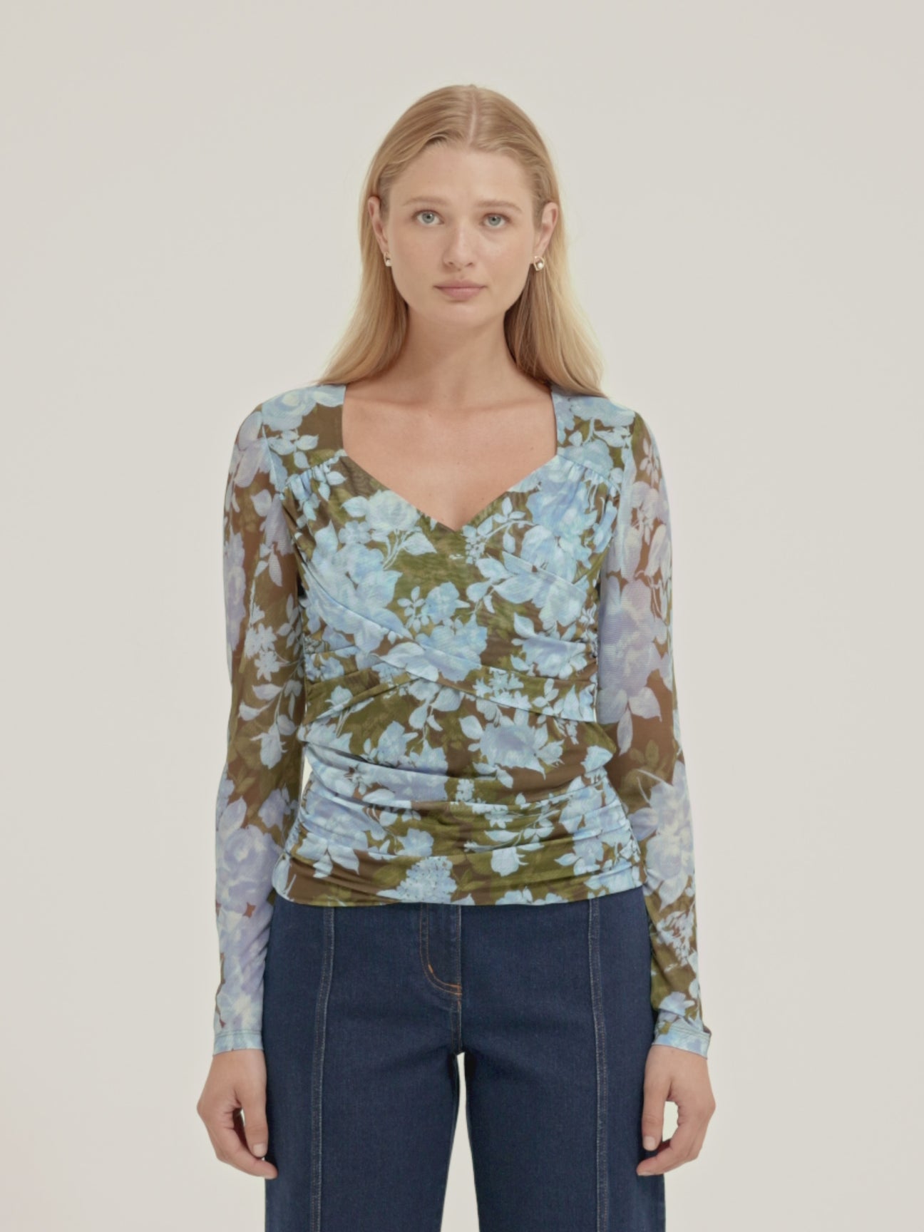 Primrose Bloom Mesh Top