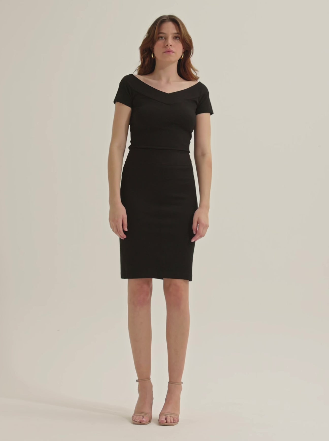Hepburn Ponte Skirt