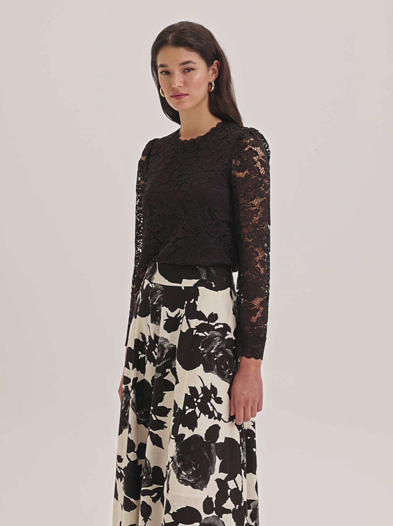 Odile Lace Top