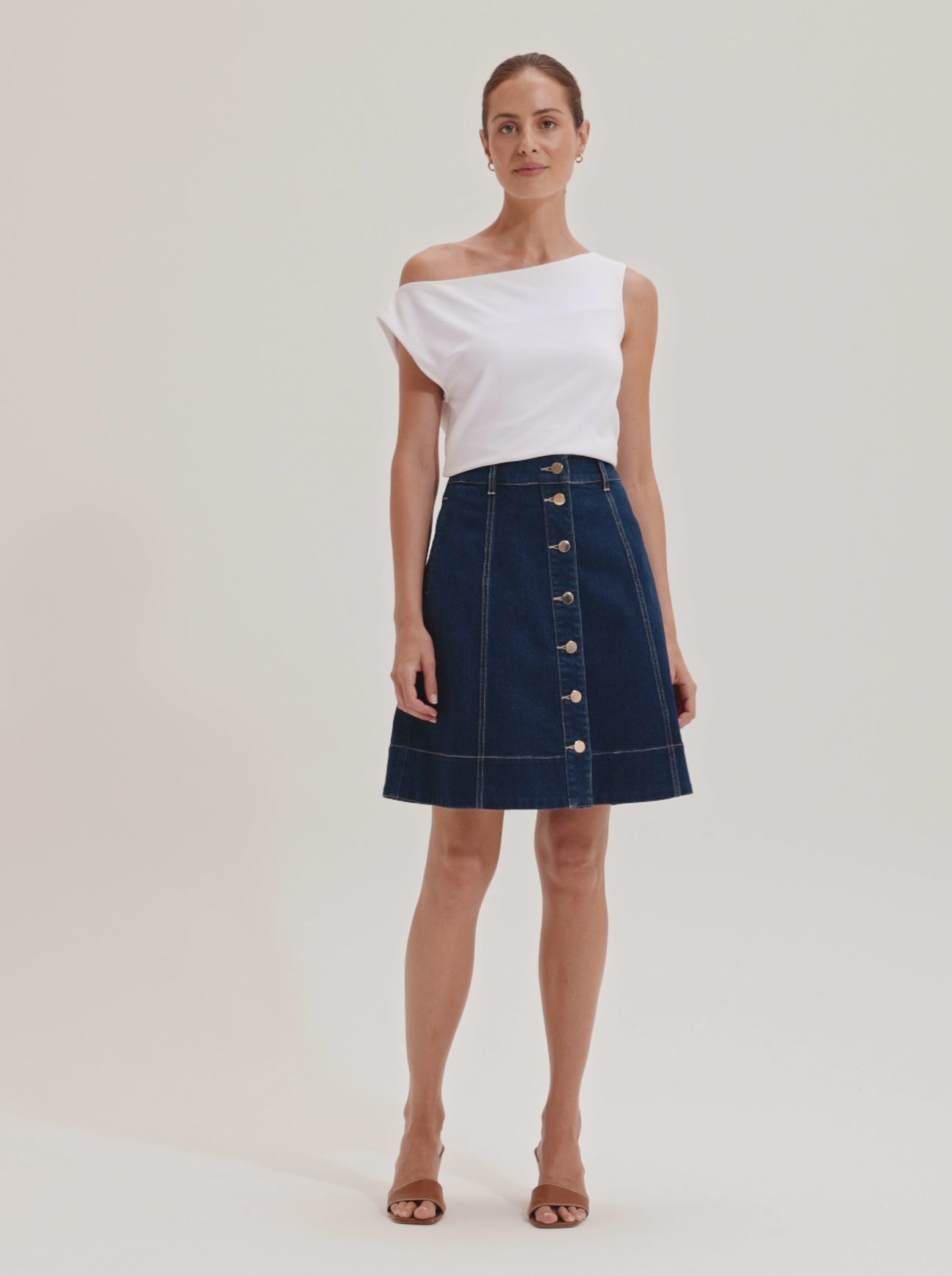 Uptown Denim Skirt