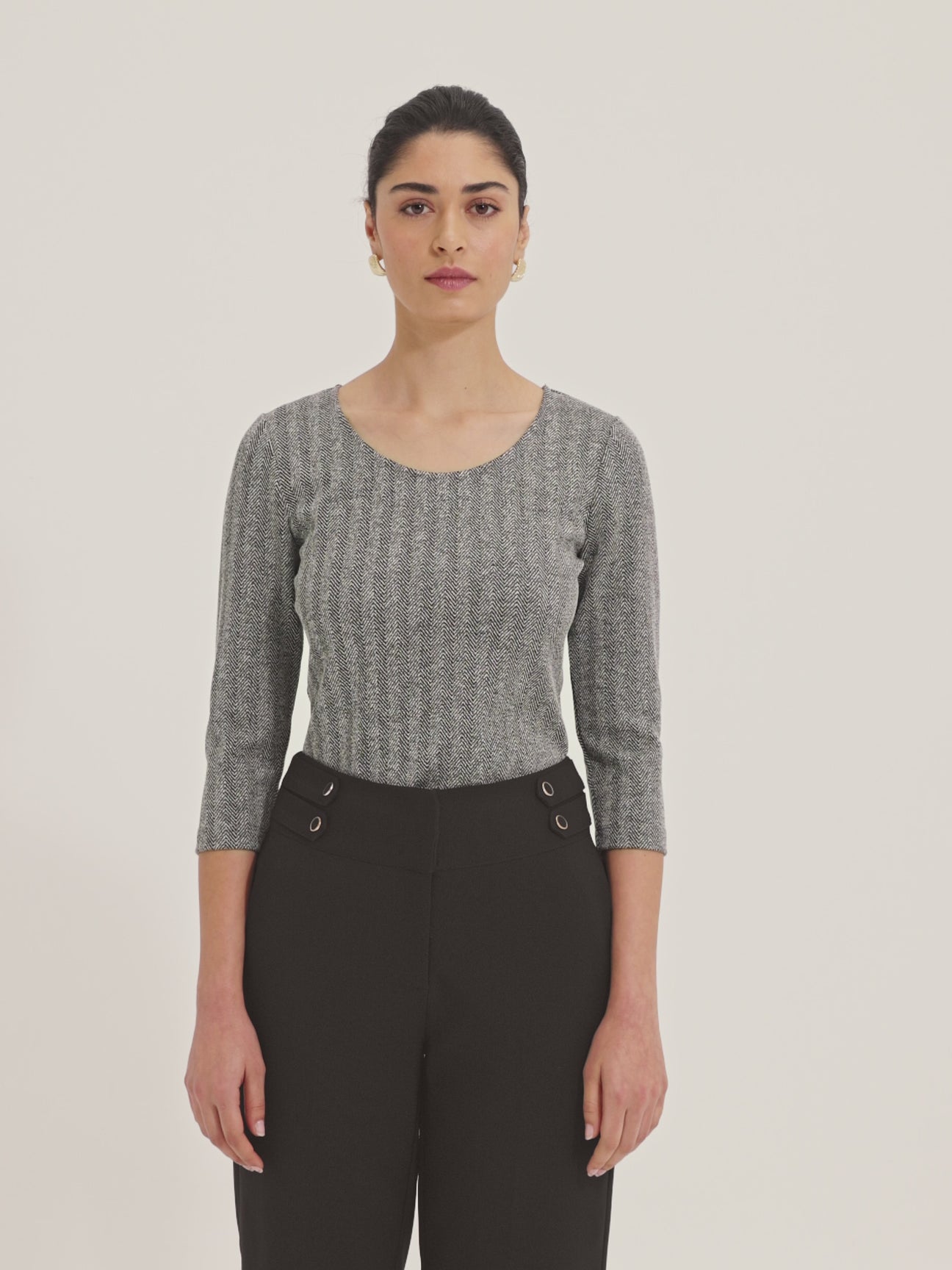 Bonnie Tweed Top