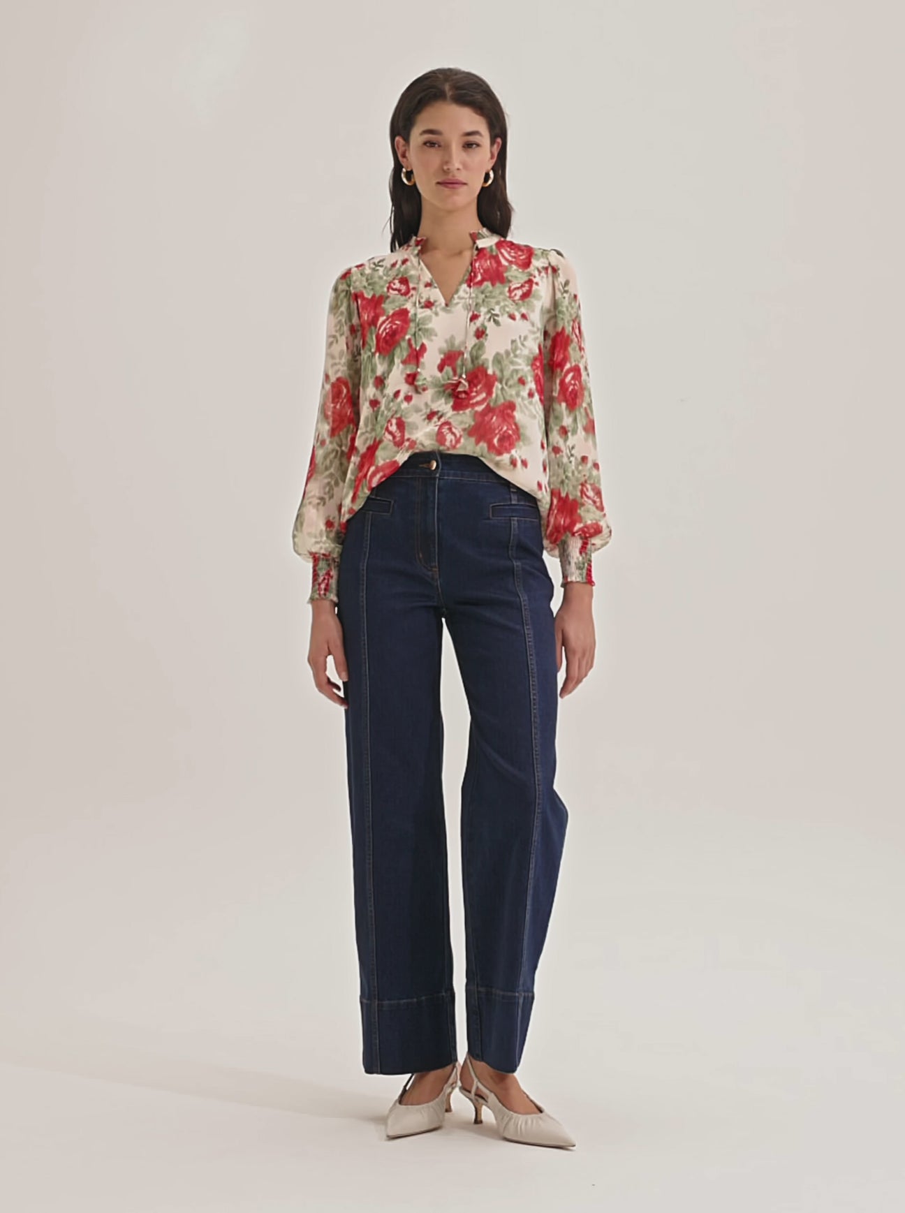 Women's Long Sleeve Floral Blouse from Review Australia