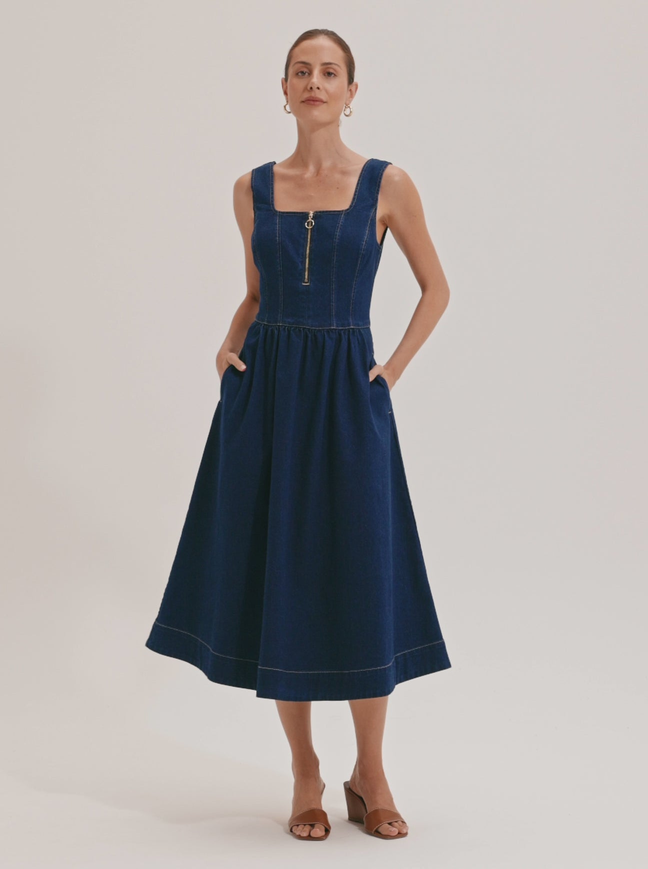 Uptown Denim Dress