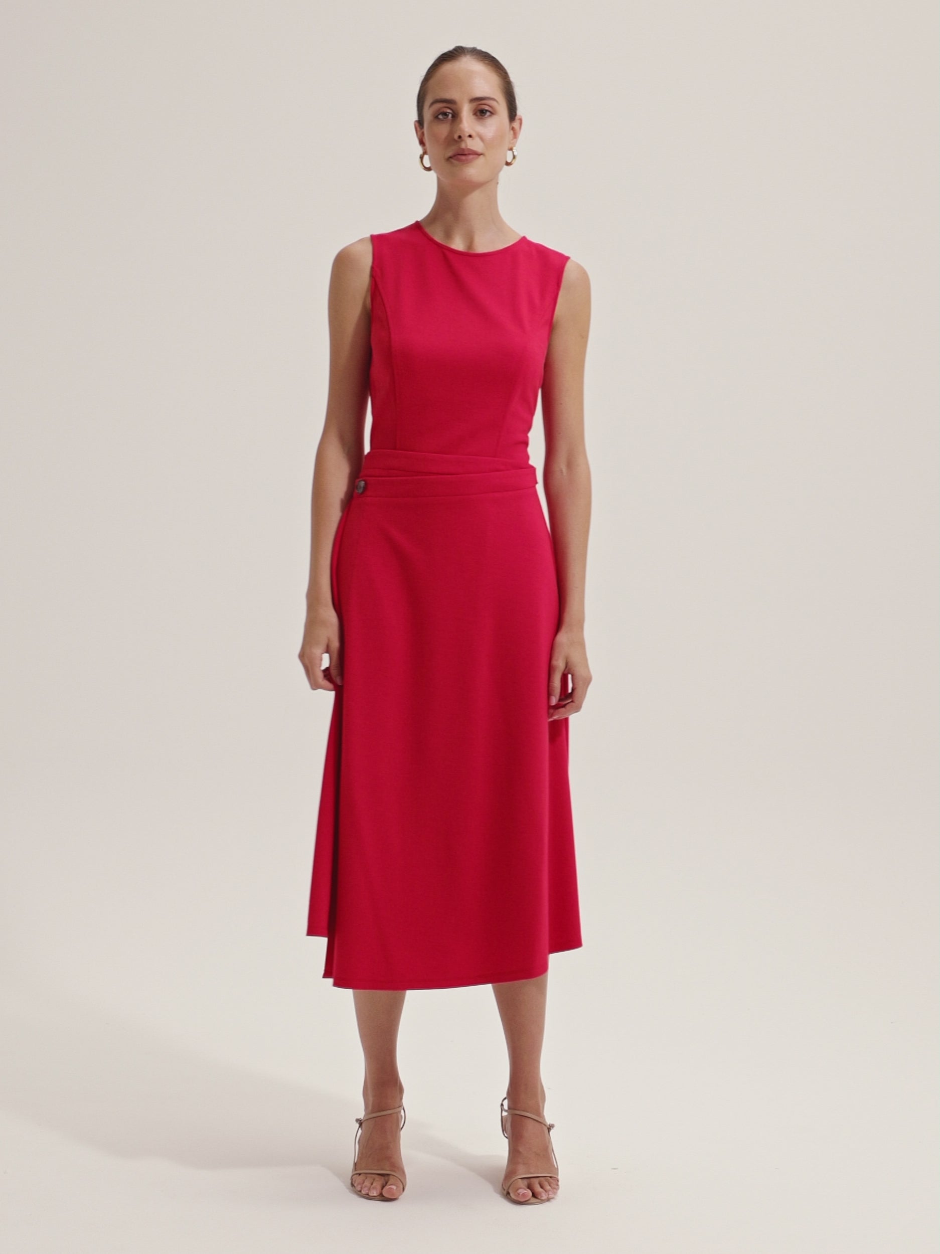 Yorkville Red Ponte Dress